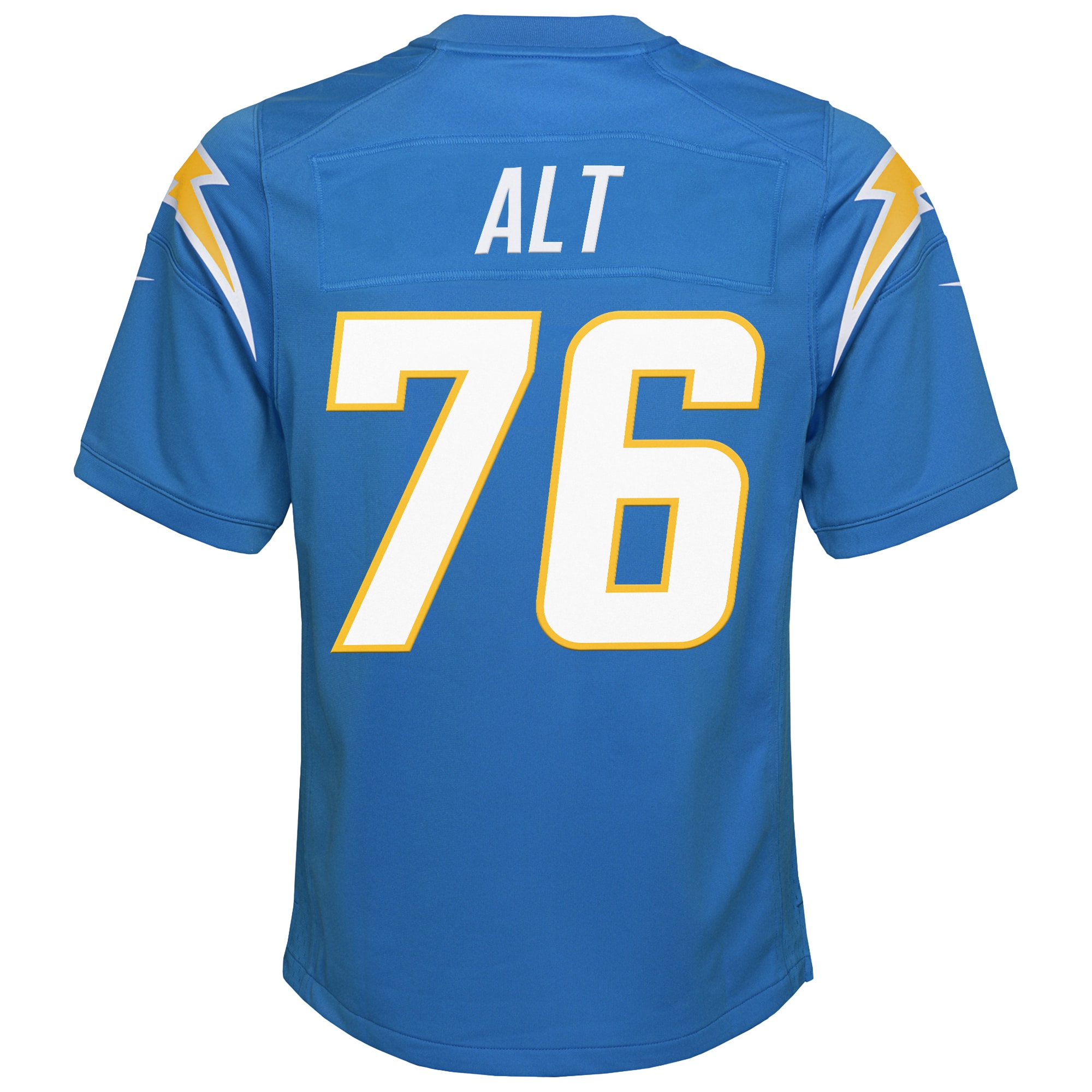 Youth Los Angeles Chargers Joe Alt Powder Blue Player Game Jersey JS7853 nicesnker - Image 3