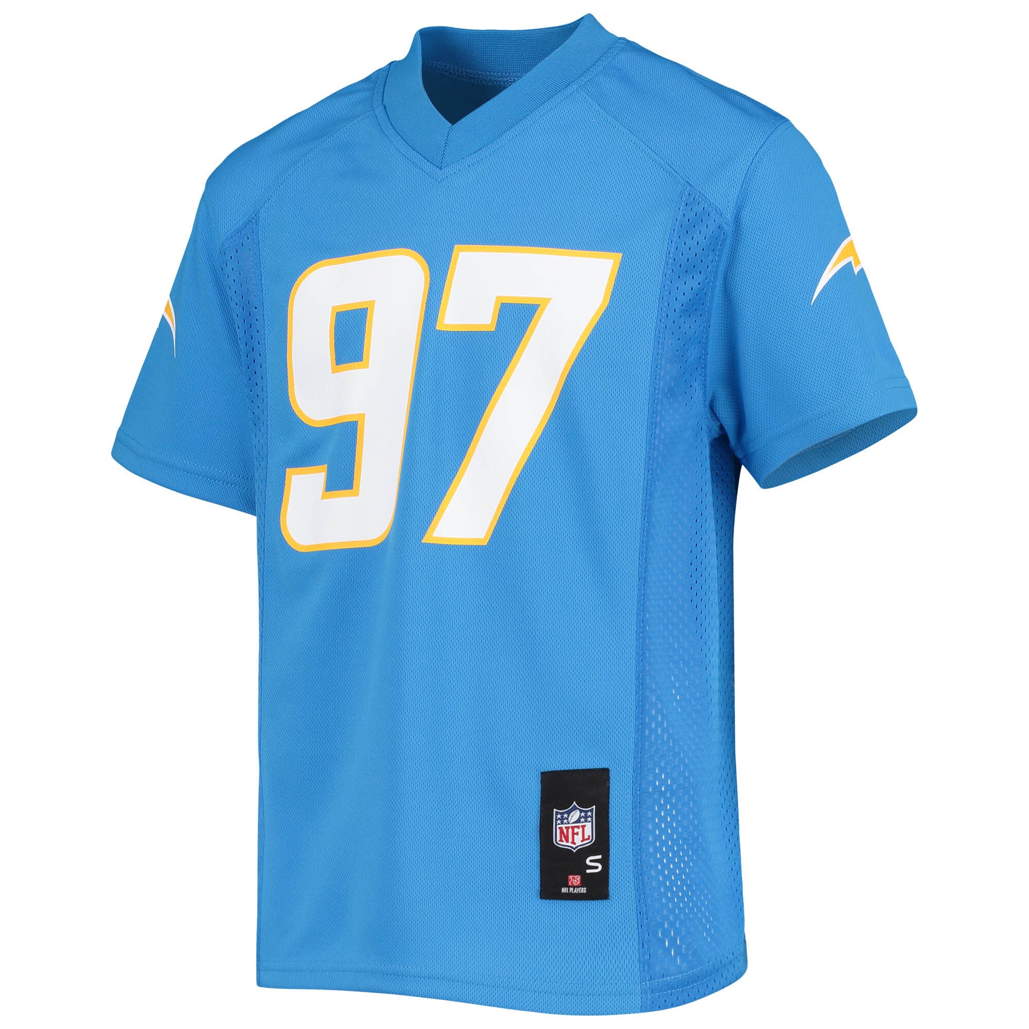 Youth Los Angeles Chargers Joey Bosa Powder Blue Player Jersey JS7005 nicesnker - Image 2