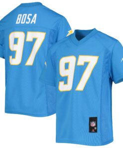 Youth Los Angeles Chargers Joey Bosa Powder Blue Player Jersey JS7005 nicesnker