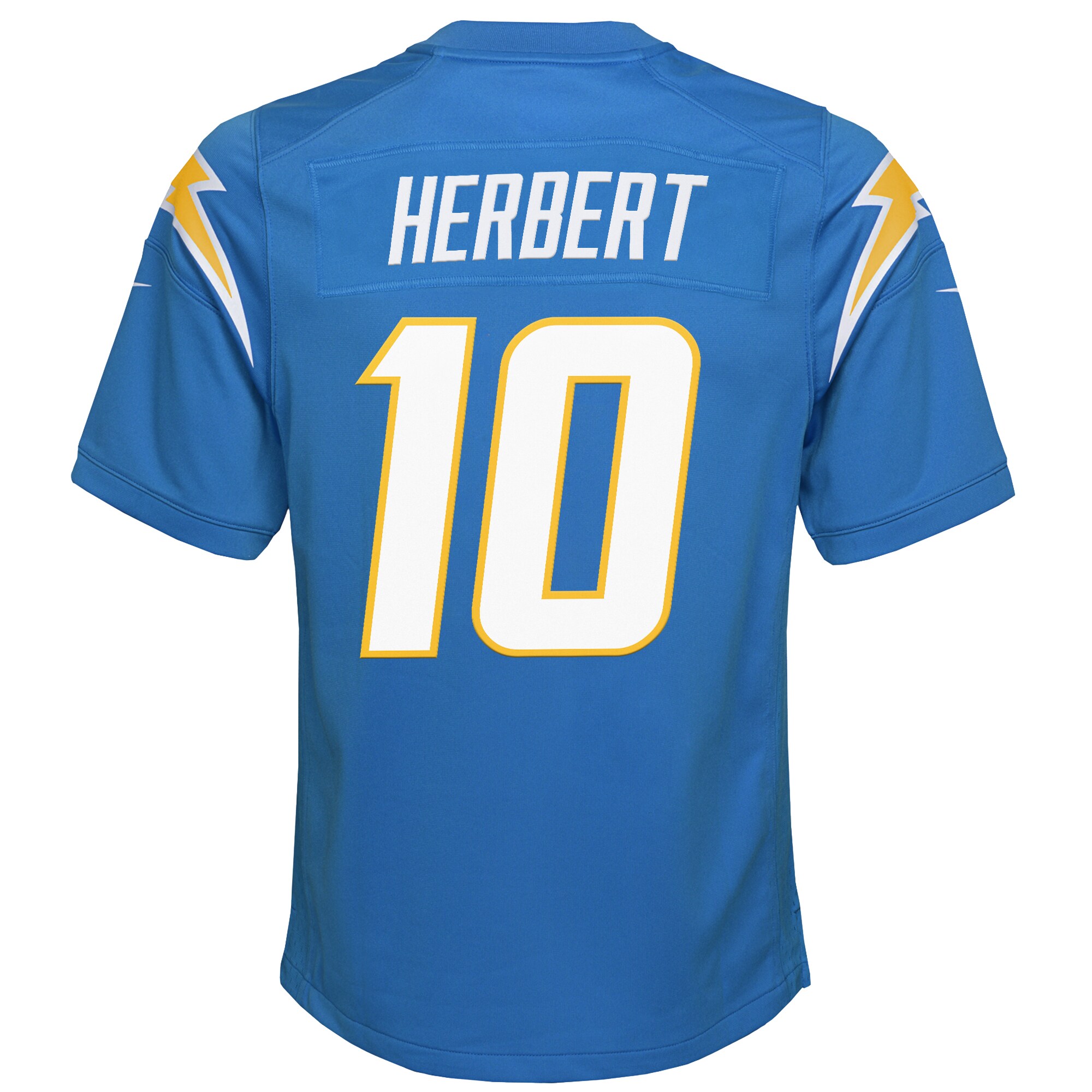 Youth Los Angeles Chargers Justin Herbert Powder Blue Game Jersey JS8875 nicesnker - Image 3