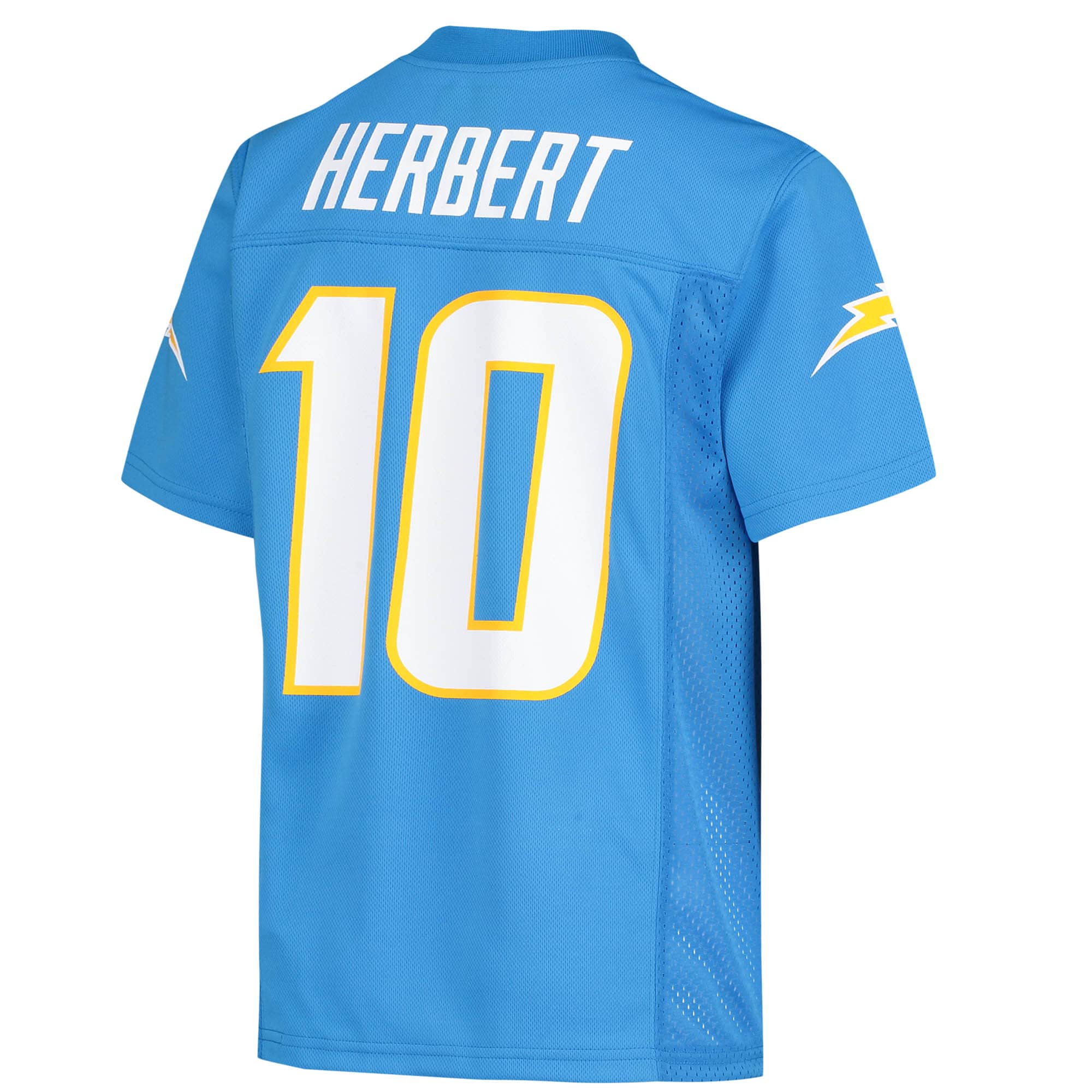 Youth Los Angeles Chargers Justin Herbert Powder Blue Player Jersey JS9267 nicesnker - Image 3