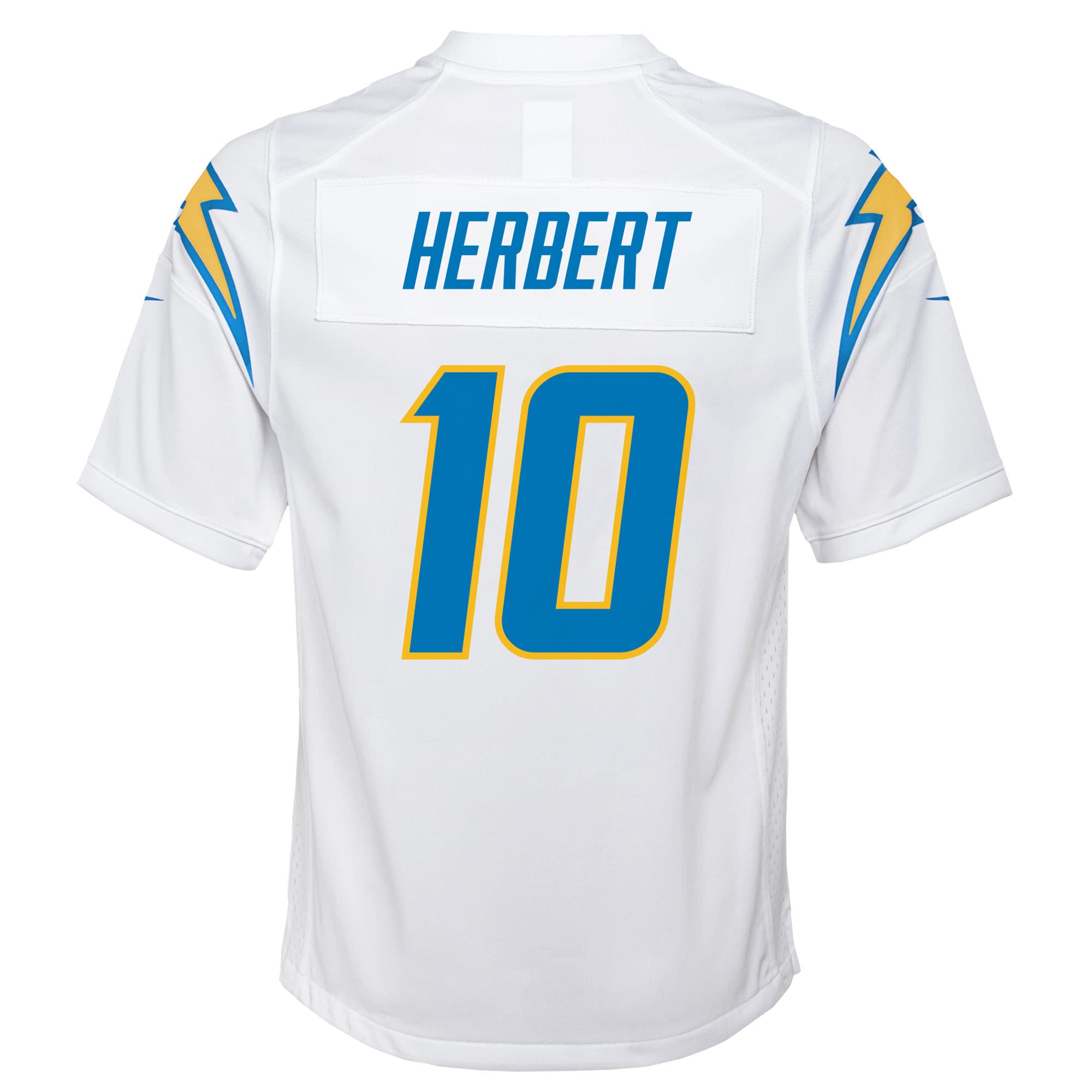 Youth Los Angeles Chargers Justin Herbert White Game Jersey JS7157 nicesnker - Image 3
