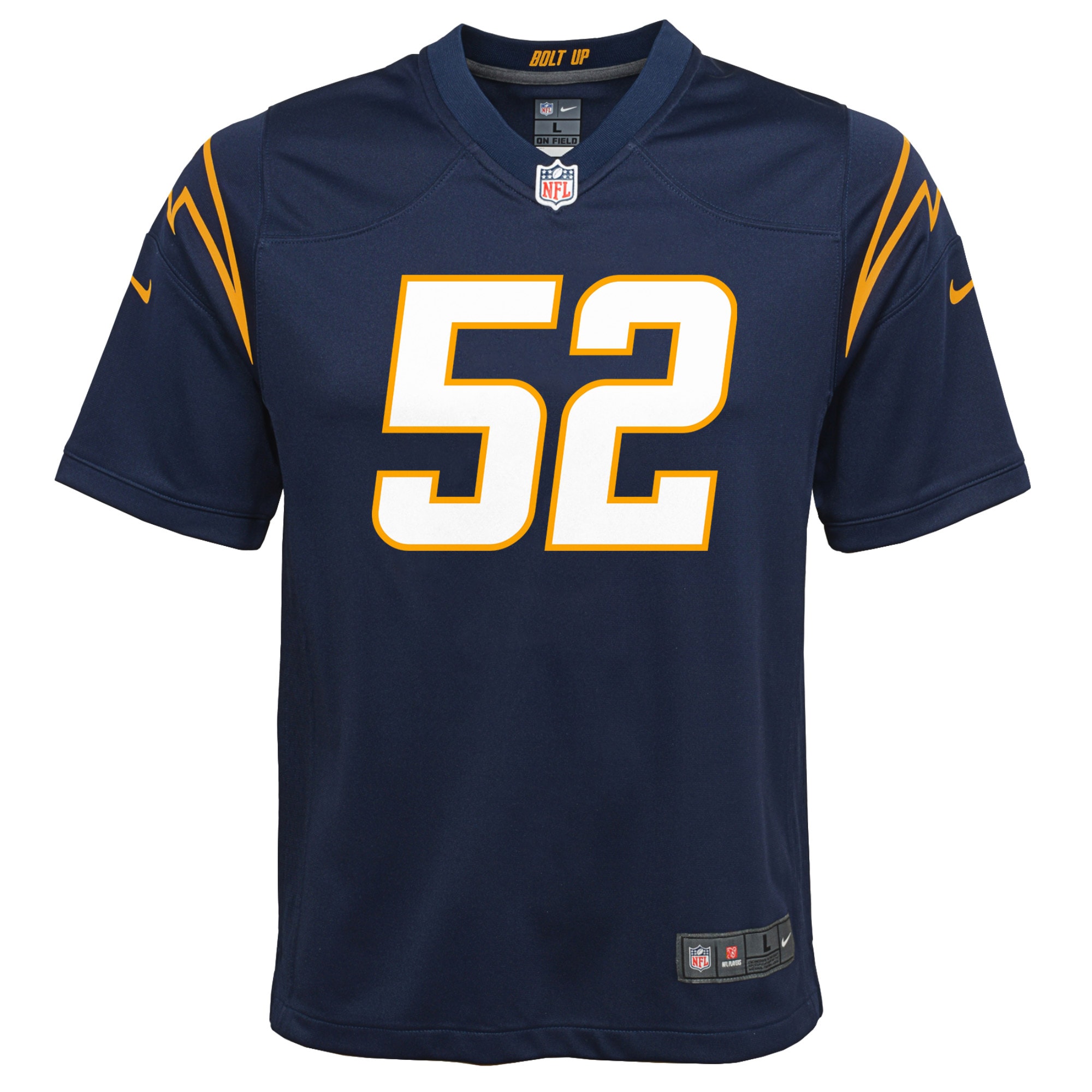 Youth Los Angeles Chargers Khalil Mack Navy Game Jersey JS1994 nicesnker - Image 2