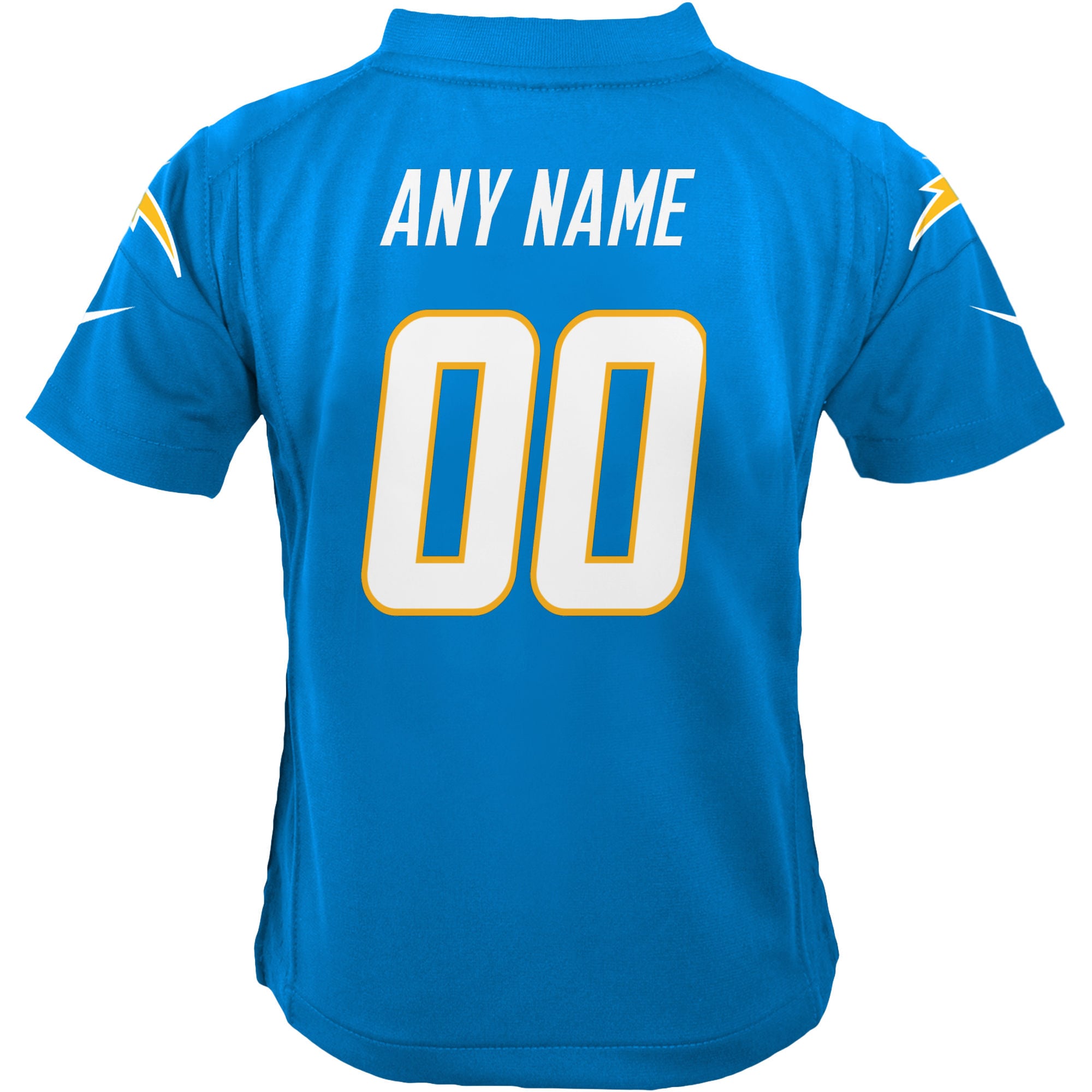 Youth Los Angeles Chargers Powder Blue Custom Game Jersey JS8729 nicesnker - Image 3