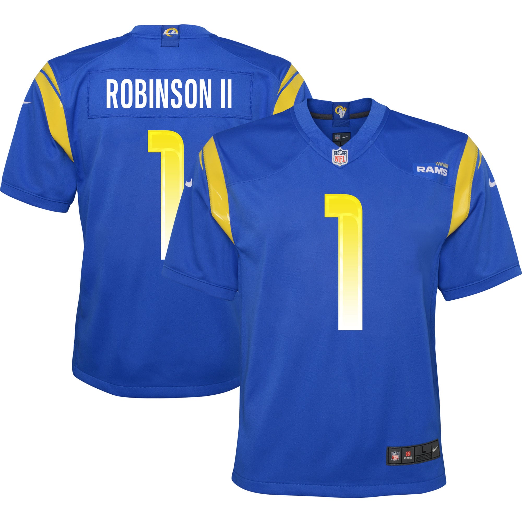 Youth Los Angeles Rams Allen Robinson Royal Game Jersey JS4961 nicesnker