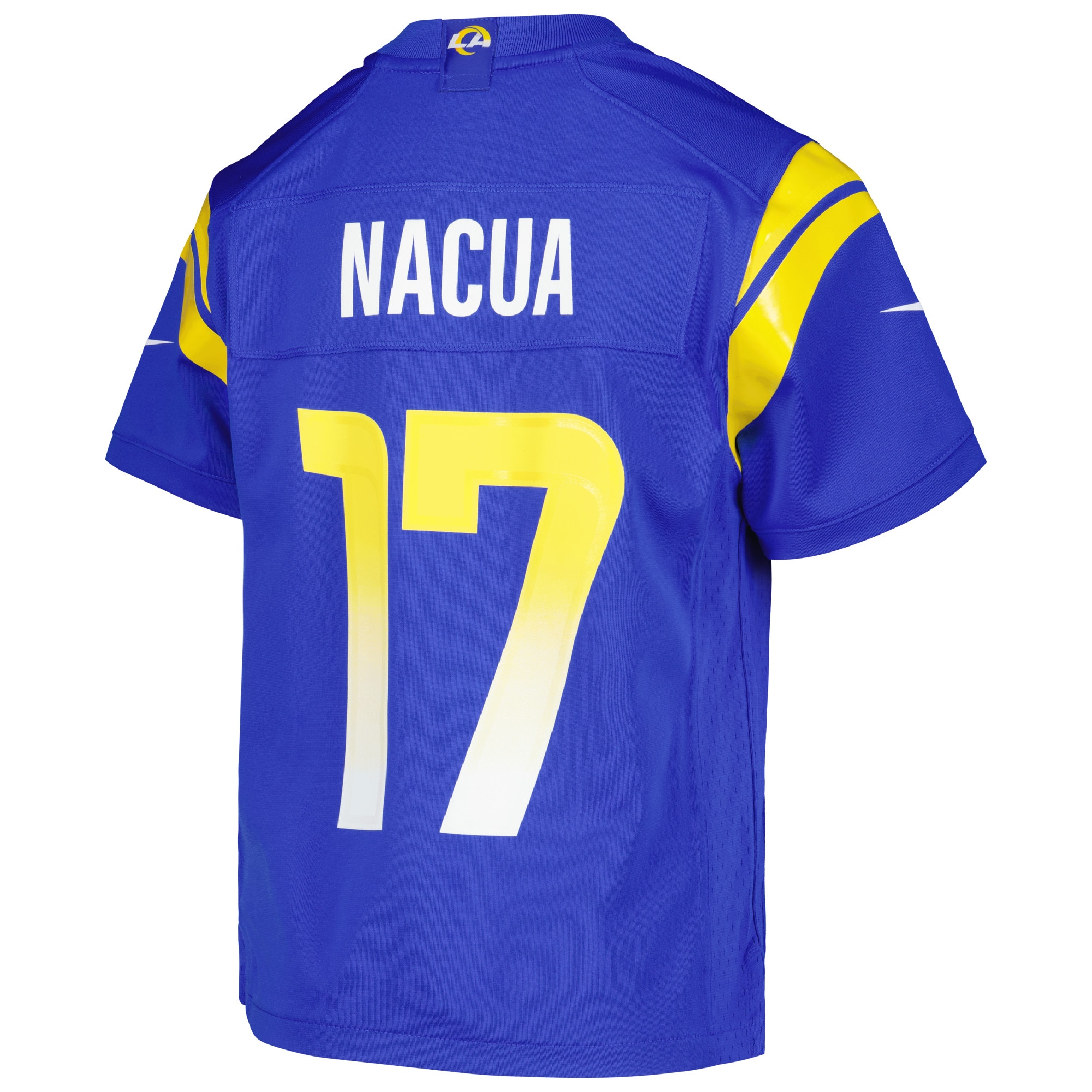 Youth Los Angeles Rams Puka Nacua Royal Game Jersey JS1493 nicesnker - Image 3