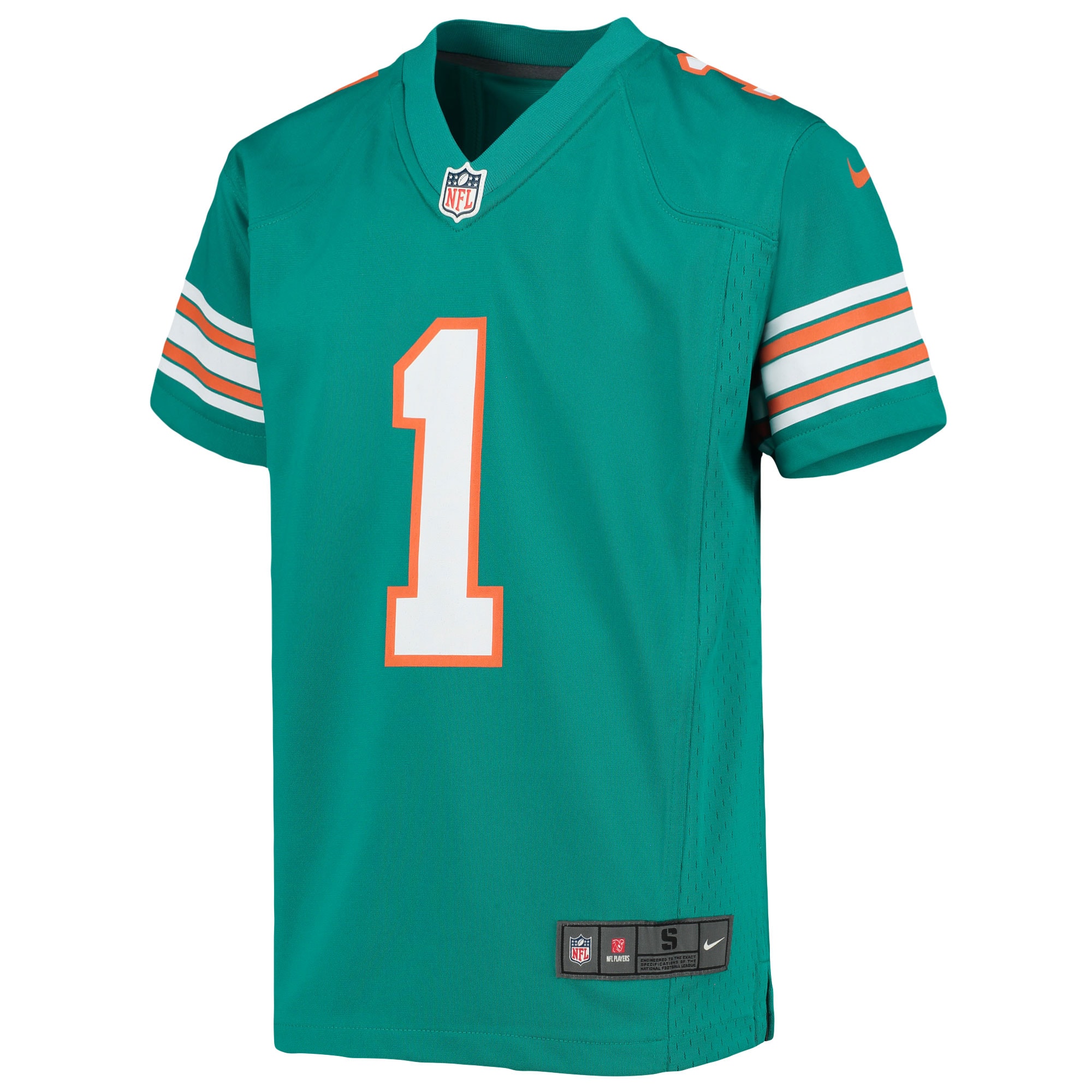 Youth Miami Dolphins Tua Tagovailoa Aqua Game Jersey JS4916 nicesnker - Image 2