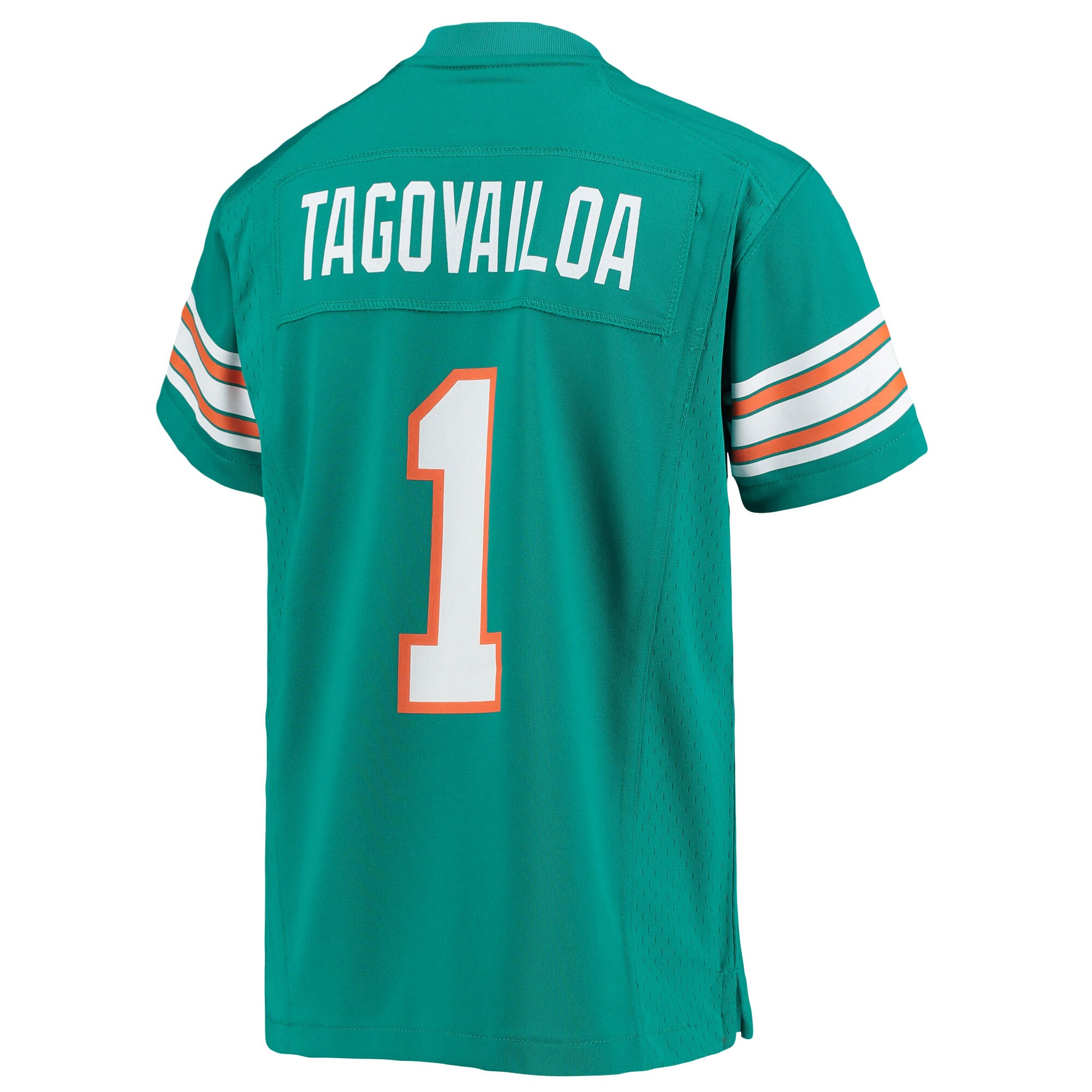 Youth Miami Dolphins Tua Tagovailoa Aqua Game Jersey JS4916 nicesnker - Image 3