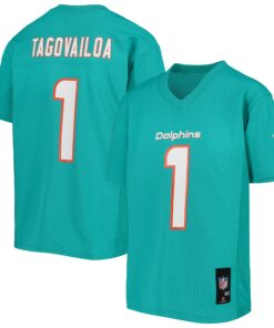 Youth Miami Dolphins Tua Tagovailoa Aqua Player Jersey JS4307 nicesnker