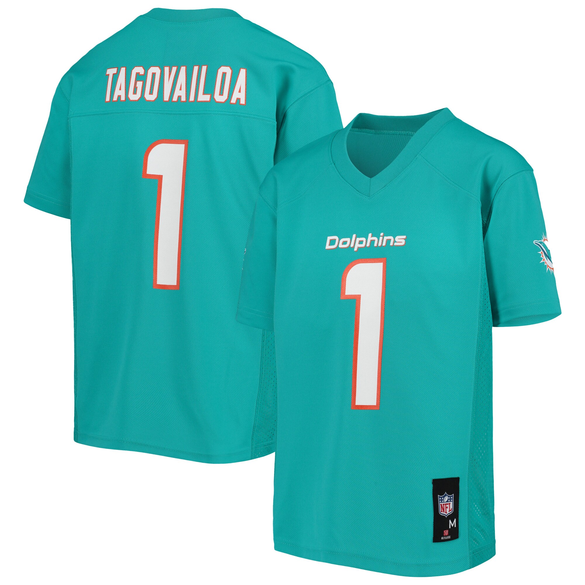 Youth Miami Dolphins Tua Tagovailoa Aqua Player Jersey JS4307 nicesnker