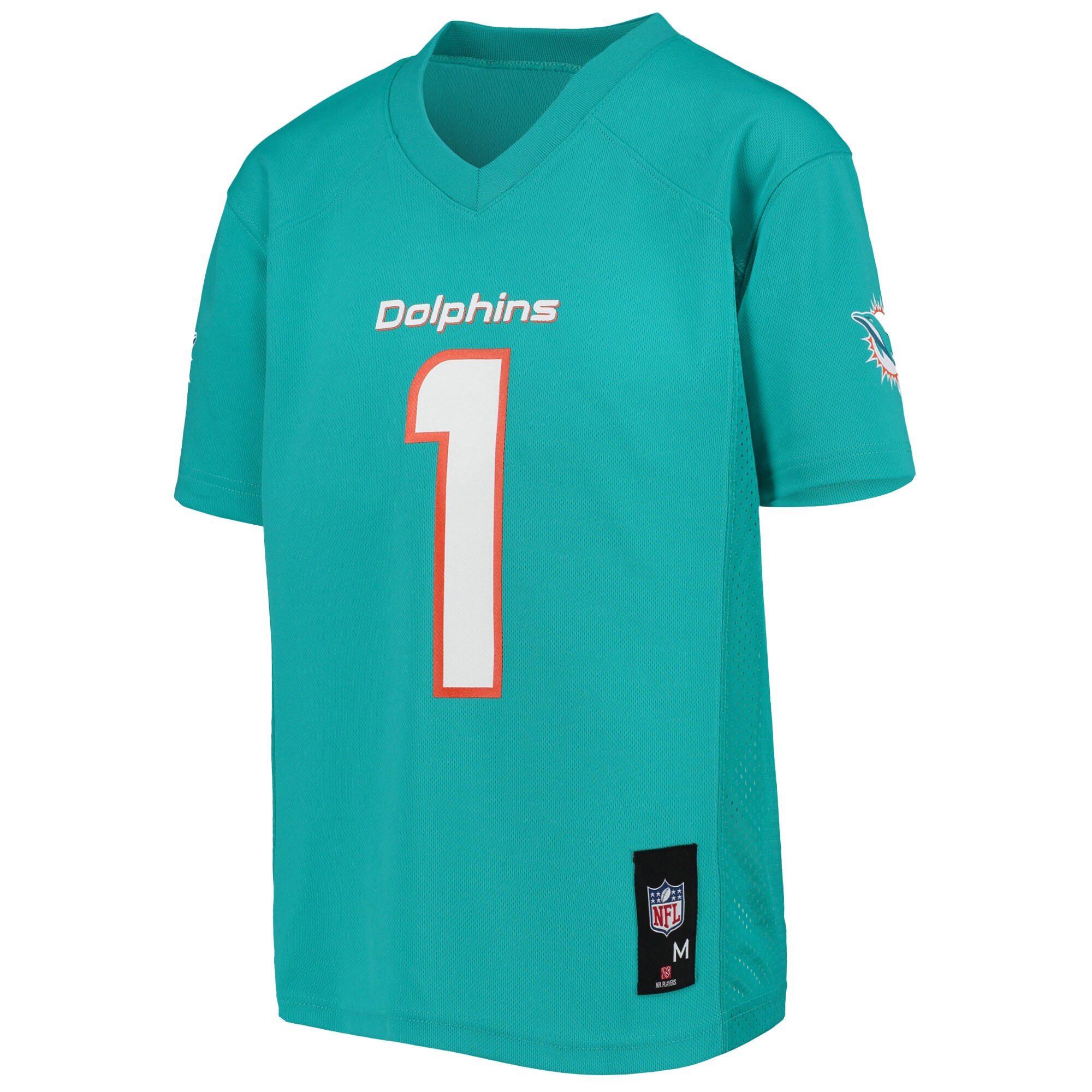 Youth Miami Dolphins Tua Tagovailoa Aqua Player Jersey JS4307 nicesnker - Image 2