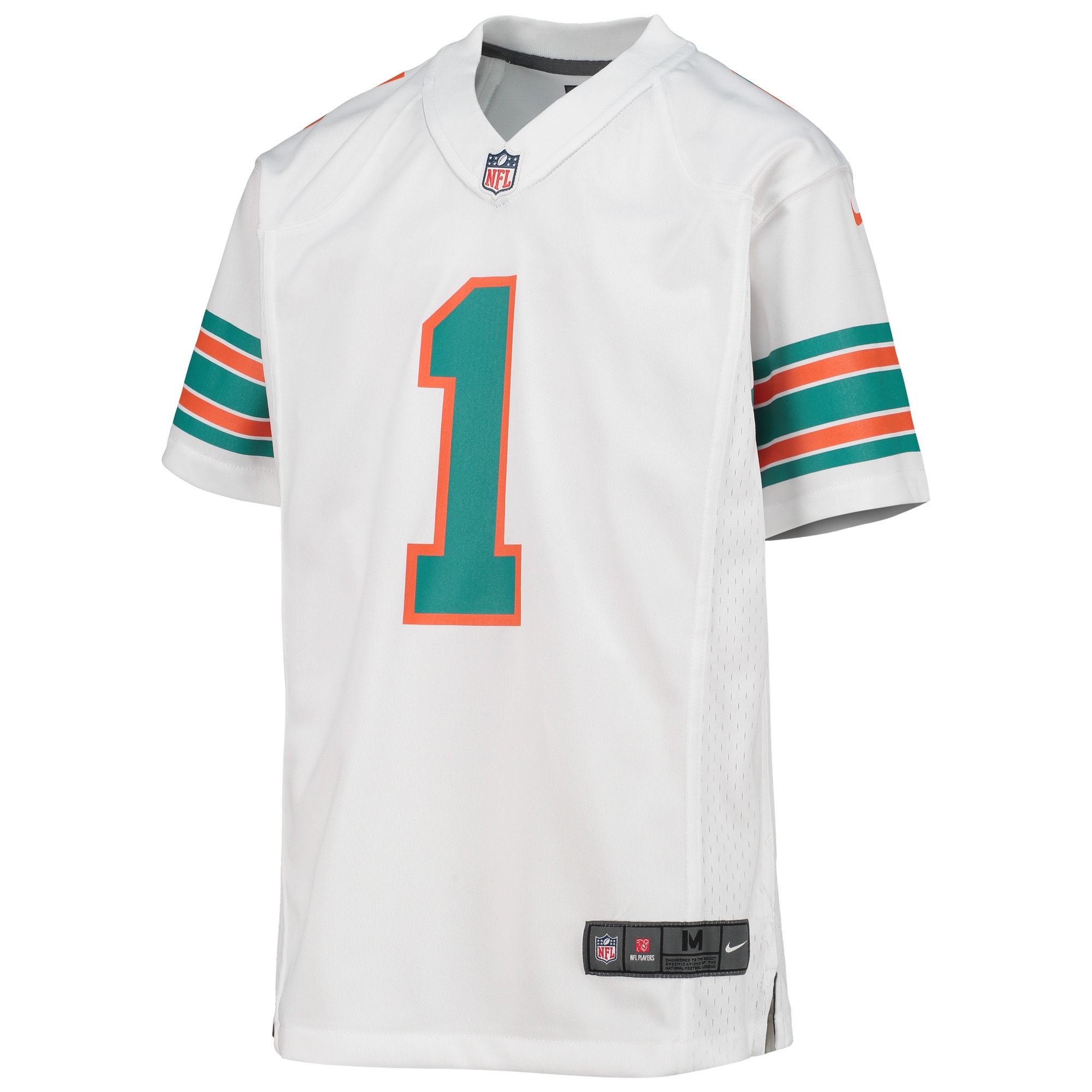 Youth Miami Dolphins Tua Tagovailoa White Game Jersey JS5283 nicesnker - Image 2