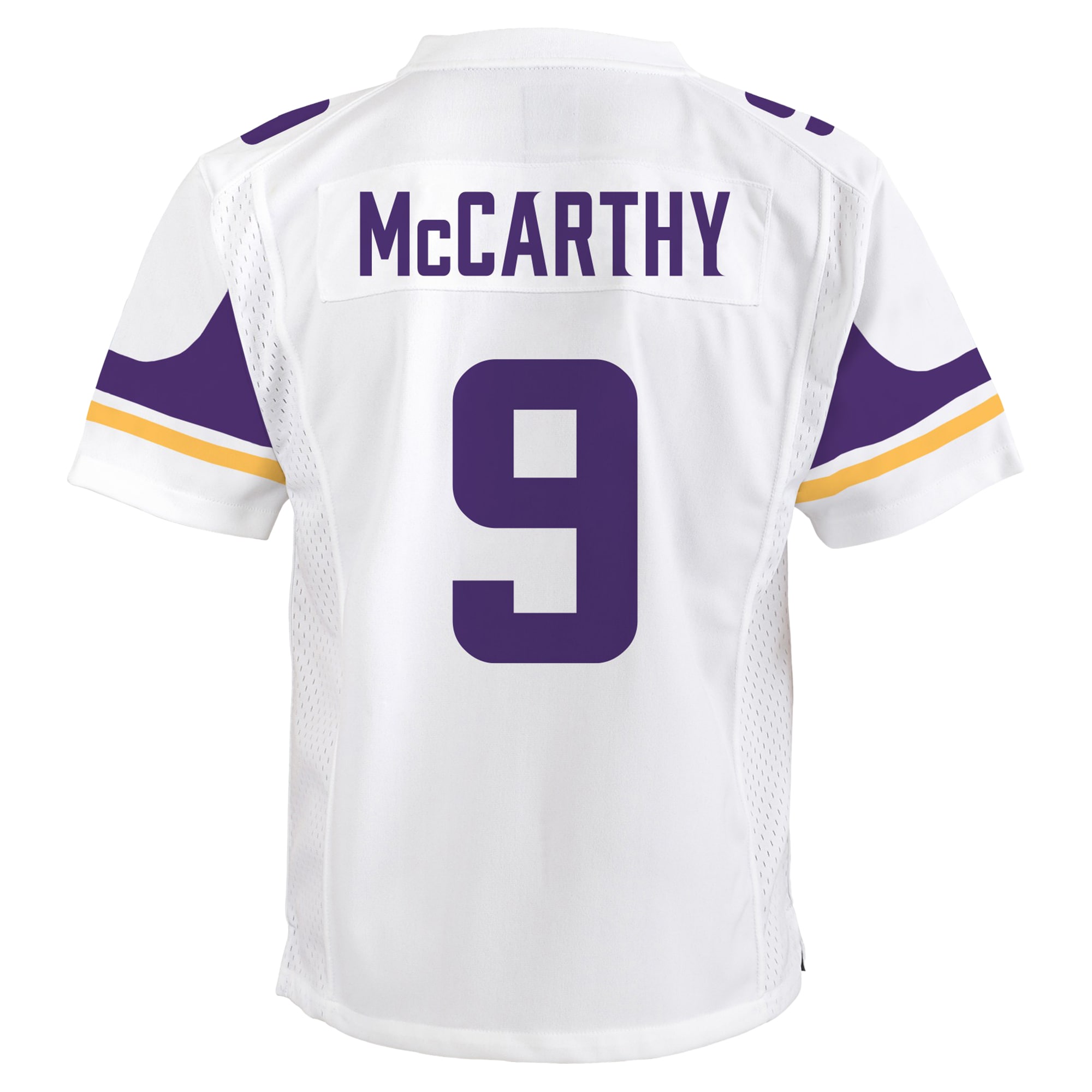 Youth Minnesota Vikings J.J. McCarthy White Game Jersey JS5524 nicesnker - Image 3