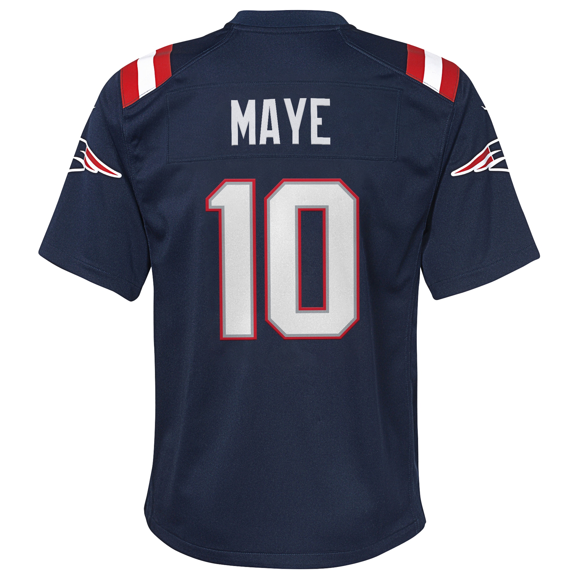 Youth New England Patriots Drake Maye Navy Player Game Jersey JS7236 nicesnker - Image 3