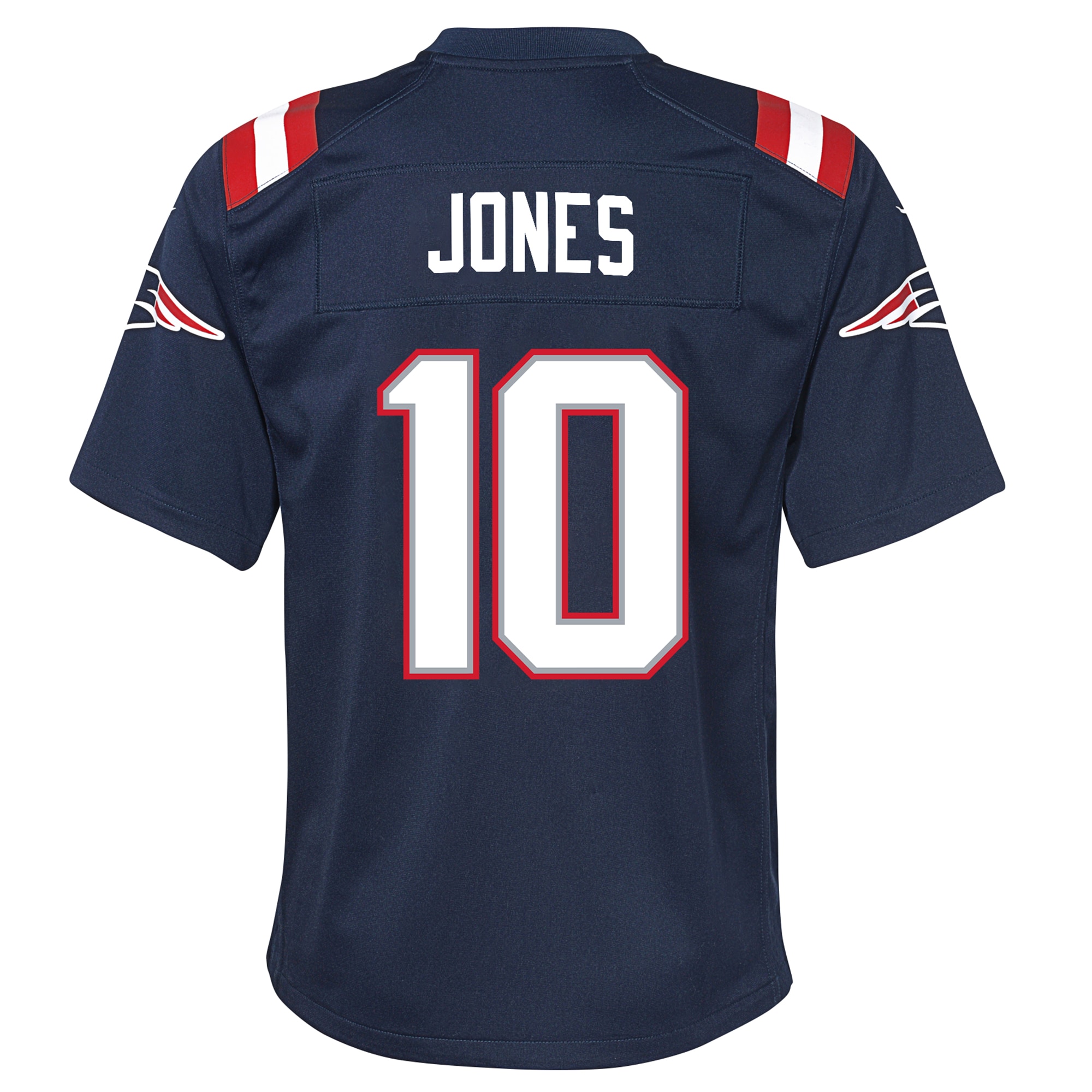 Youth New England Patriots Mac Jones Navy Game Jersey JS3840 nicesnker - Image 3