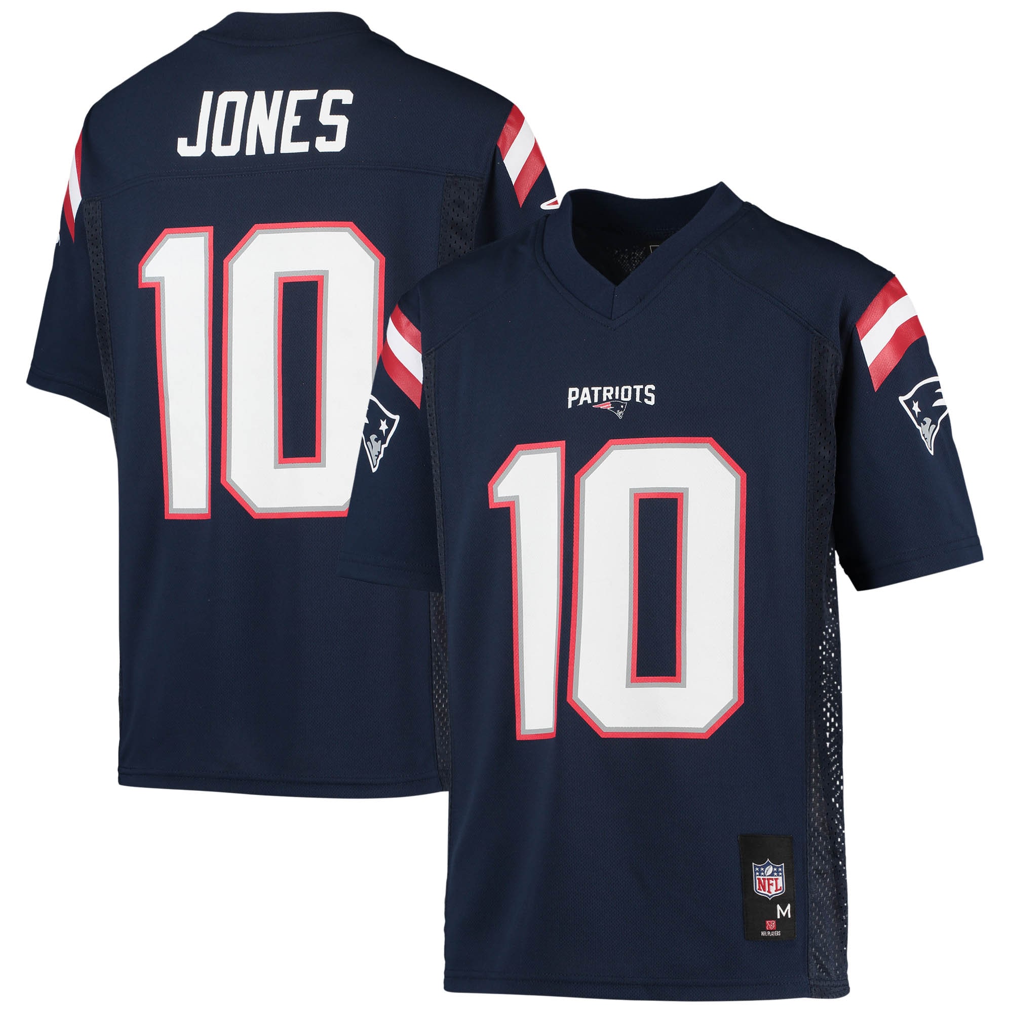 Youth New England Patriots Mac Jones Navy Player Jersey JS2629 nicesnker