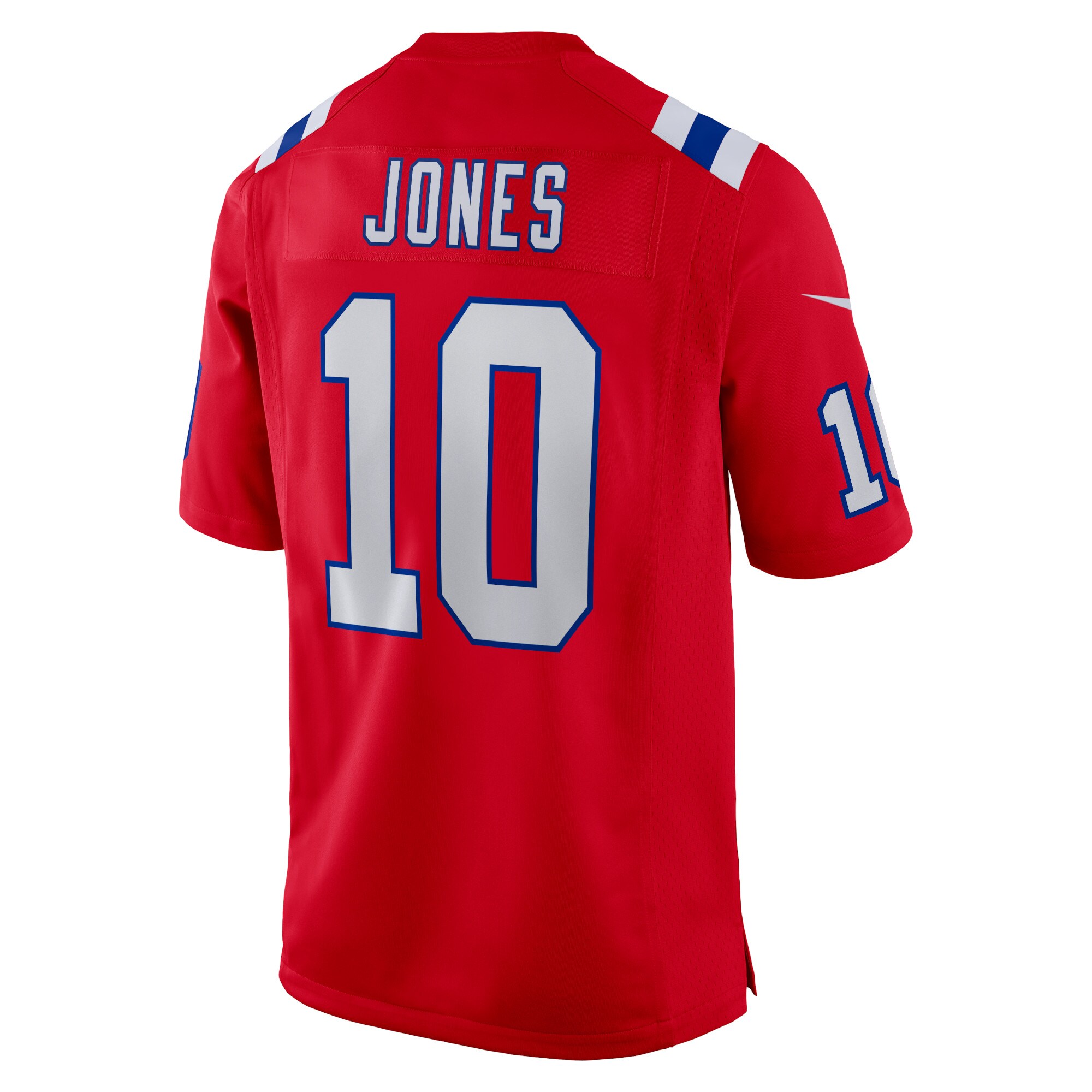 Youth New England Patriots Mac Jones Red Game Jersey JS4756 nicesnker - Image 3
