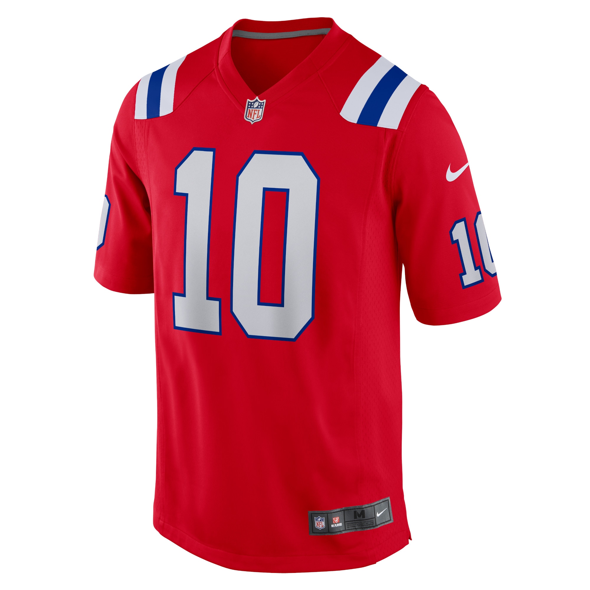 Youth New England Patriots Mac Jones Red Game Jersey JS4756 nicesnker - Image 2