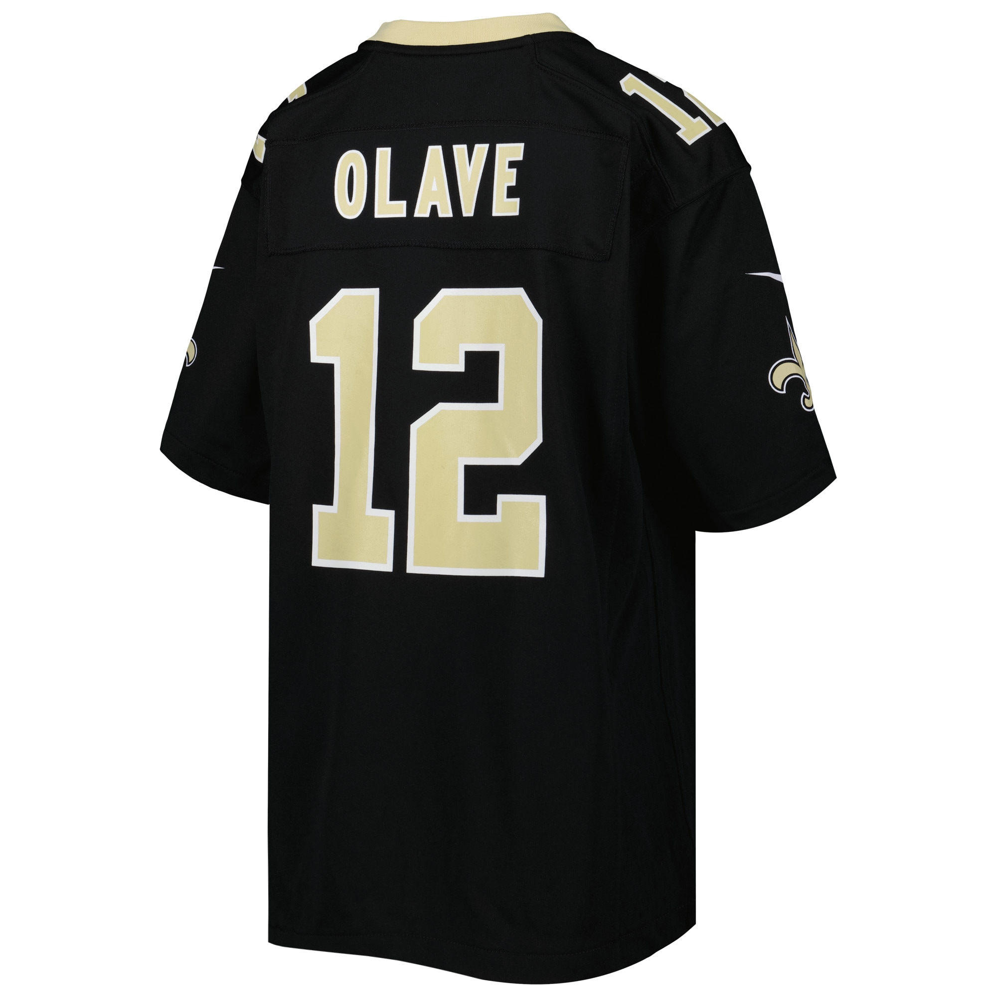Youth New Orleans Saints Chris Olave Black Game Jersey JS9044 nicesnker - Image 3