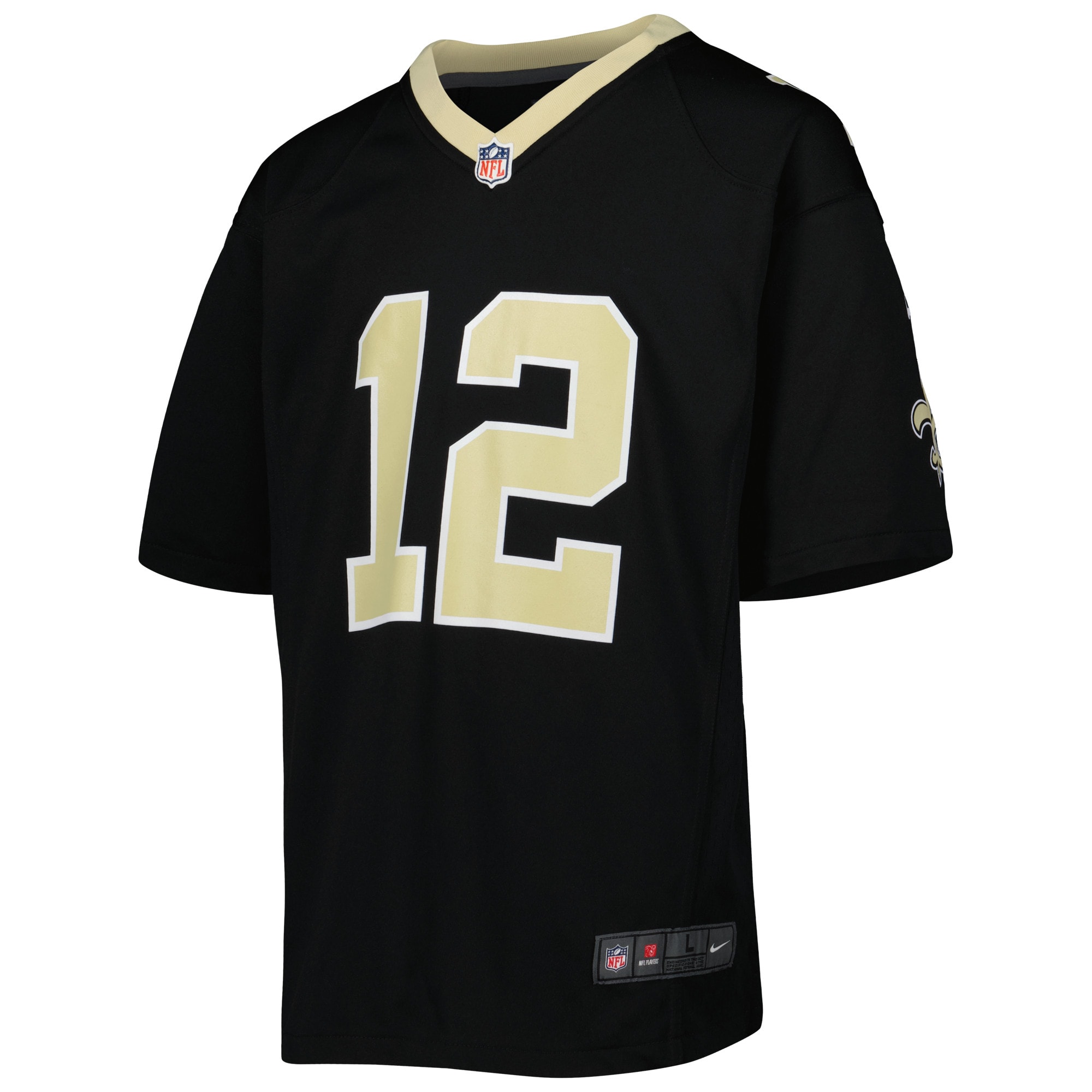 Youth New Orleans Saints Chris Olave Black Game Jersey JS9044 nicesnker - Image 2