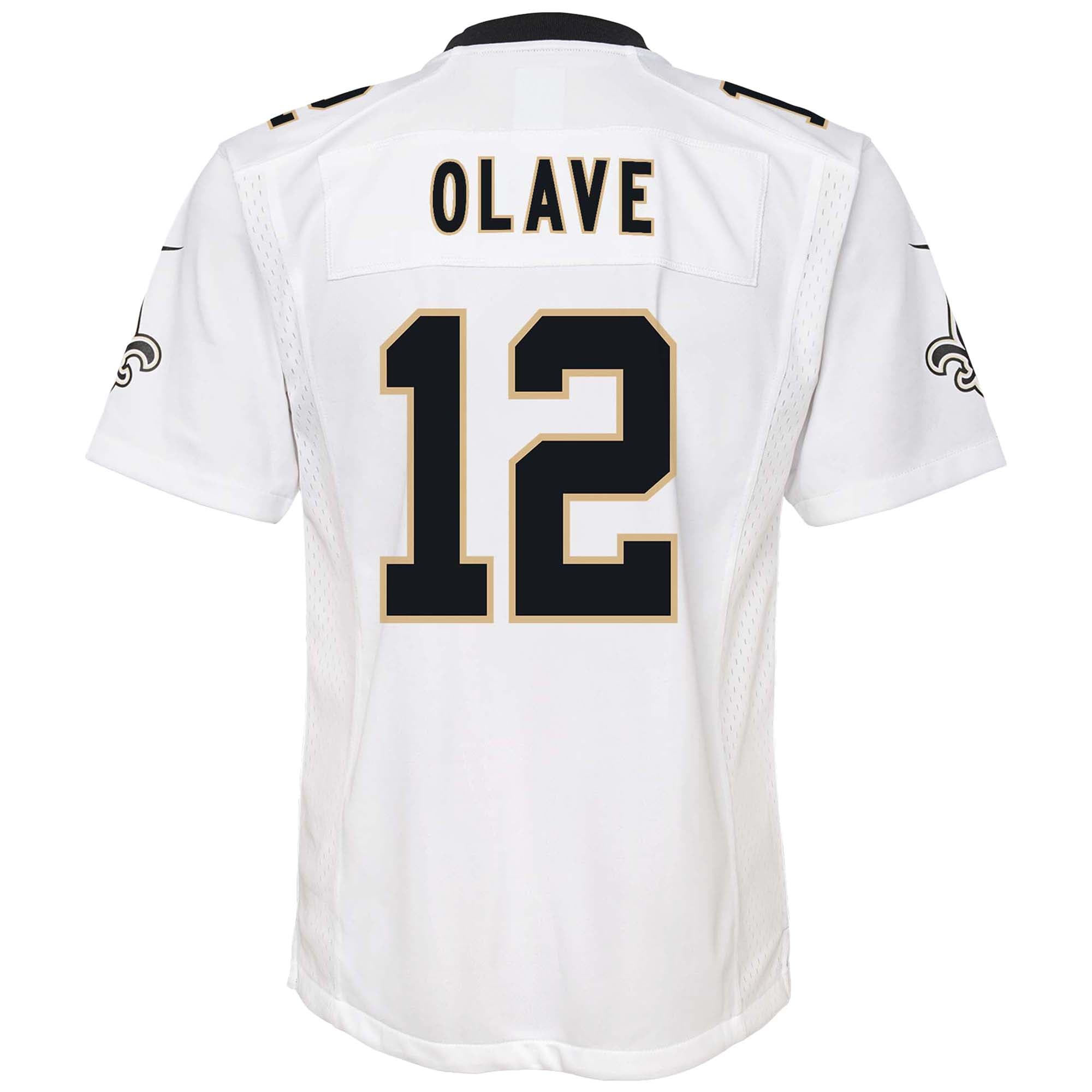 Youth New Orleans Saints Chris Olave White Game Jersey JS1682 nicesnker - Image 3