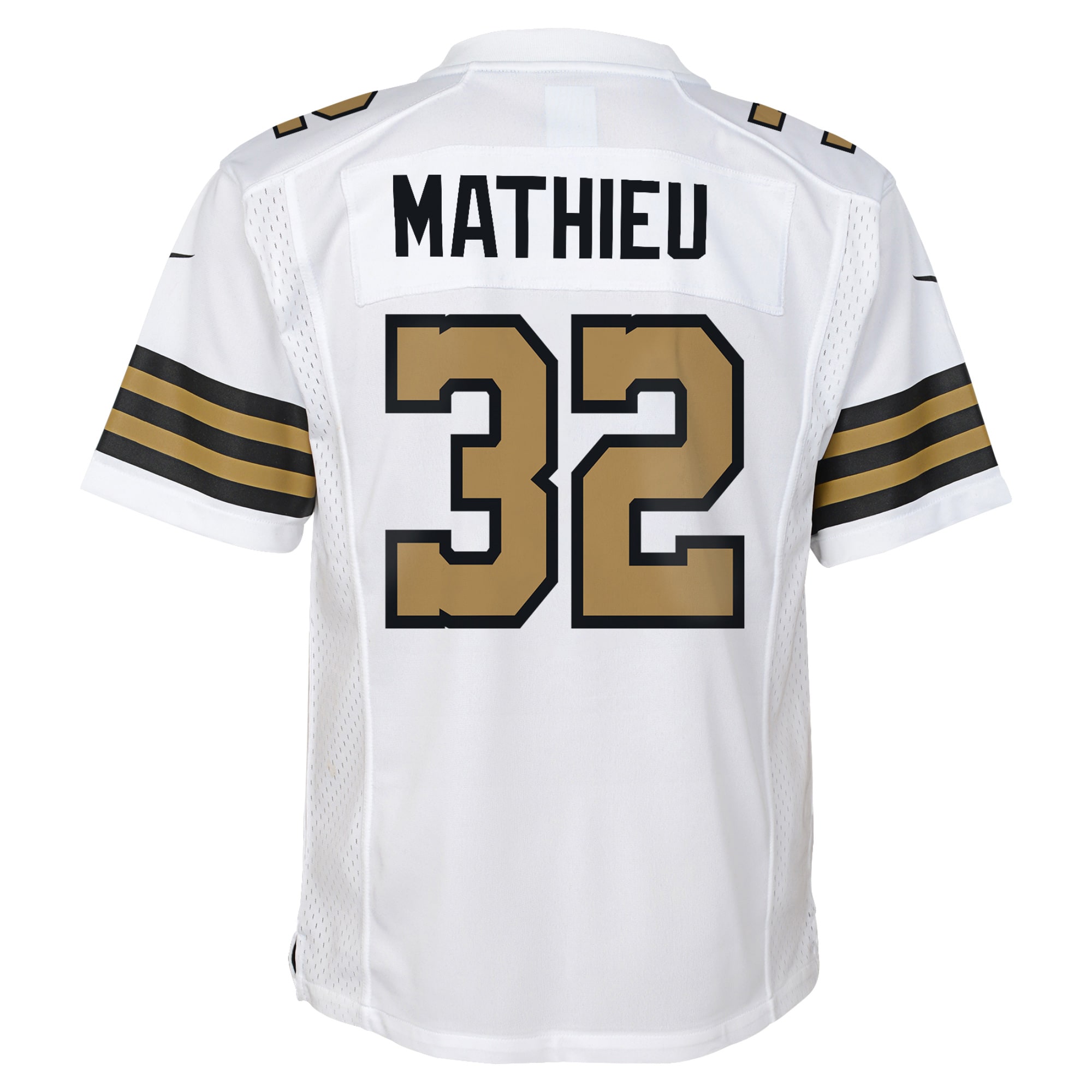 Youth New Orleans Saints Tyrann Mathieu White Game Jersey JS6875 nicesnker - Image 3