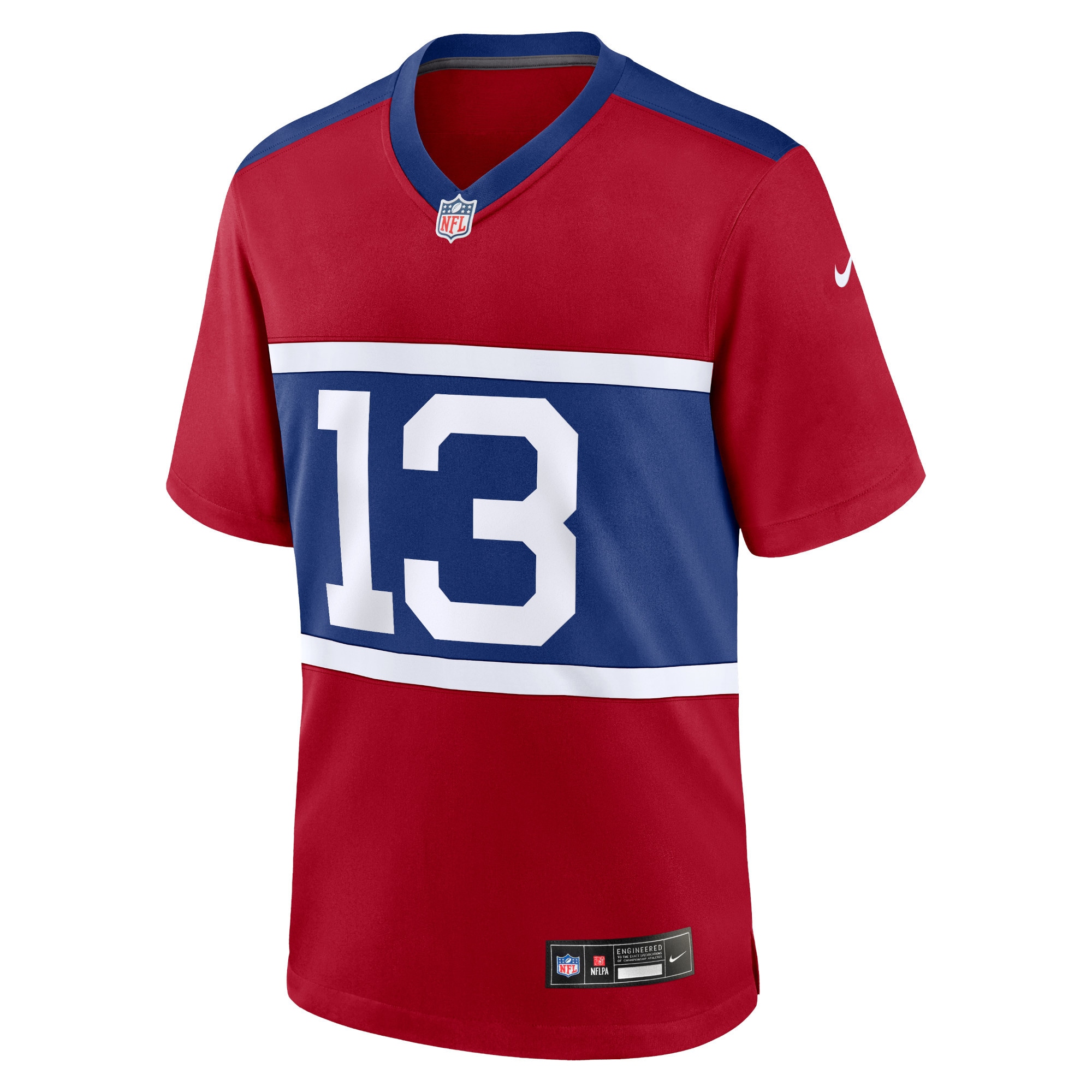Youth New York Giants Jalin Hyatt Century Red Alternate Player Game Jersey JS6632 nicesnker - Image 2