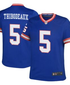Youth New York Giants Kayvon Thibodeaux Royal Game Jersey JS8433 nicesnker