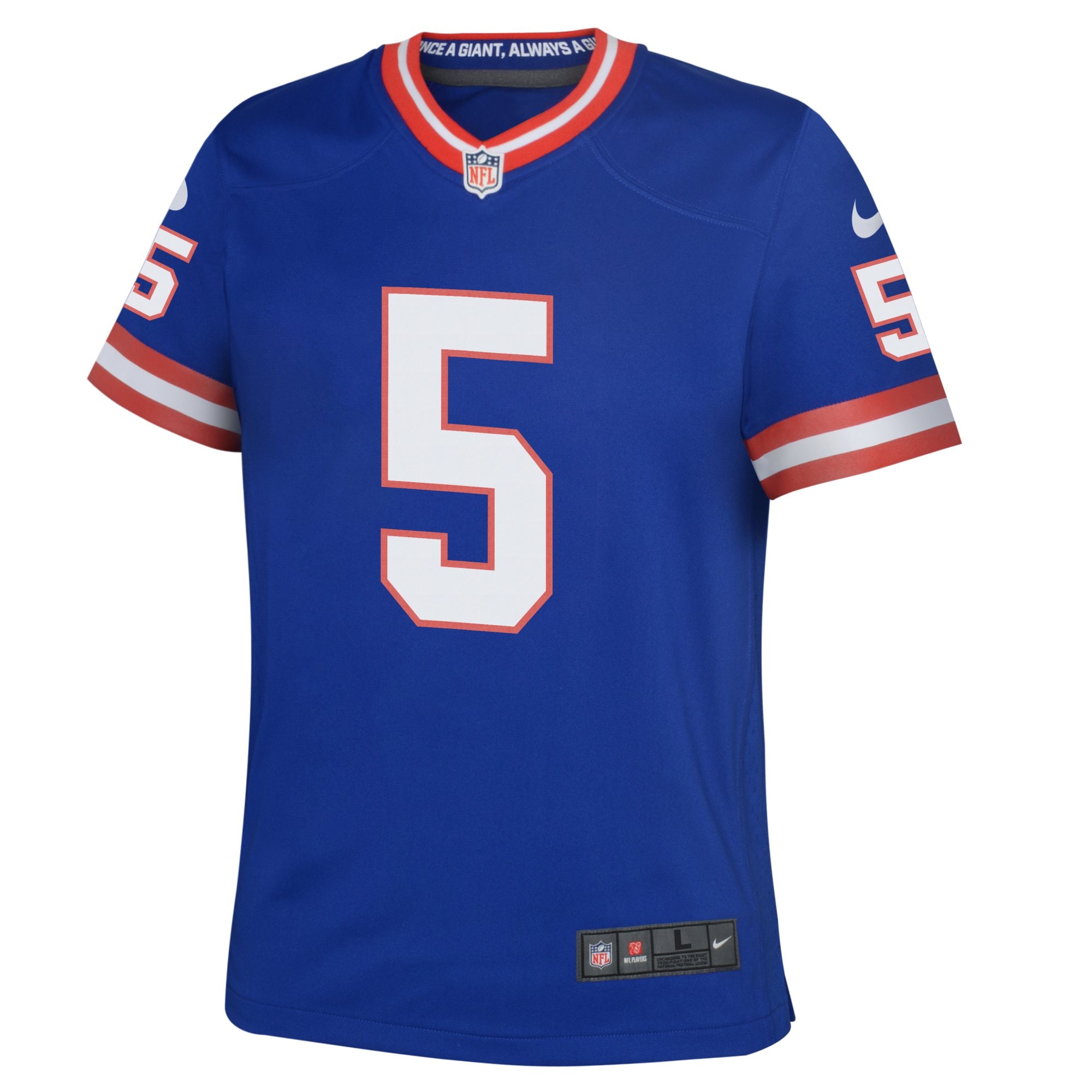 Youth New York Giants Kayvon Thibodeaux Royal Game Jersey JS8433 nicesnker - Image 2