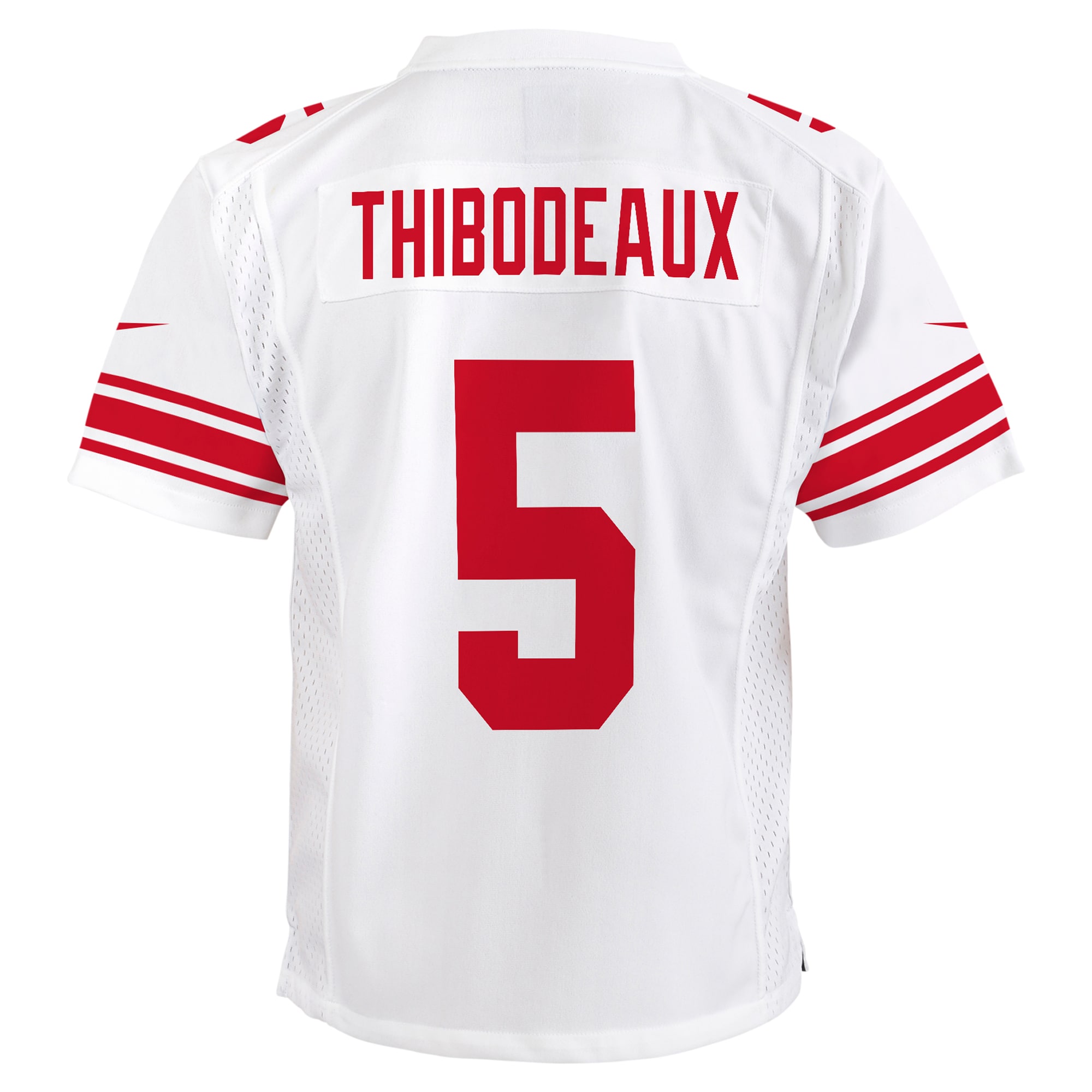 Youth New York Giants Kayvon Thibodeaux White Player Game Jersey JS4426 nicesnker - Image 3