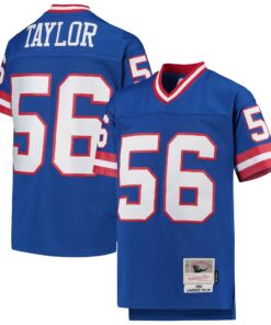 Youth New York Giants Lawrence Taylor Mitchell & Ness Royal 1986 Legacy Retired Player Jersey JS9941 nicesnker