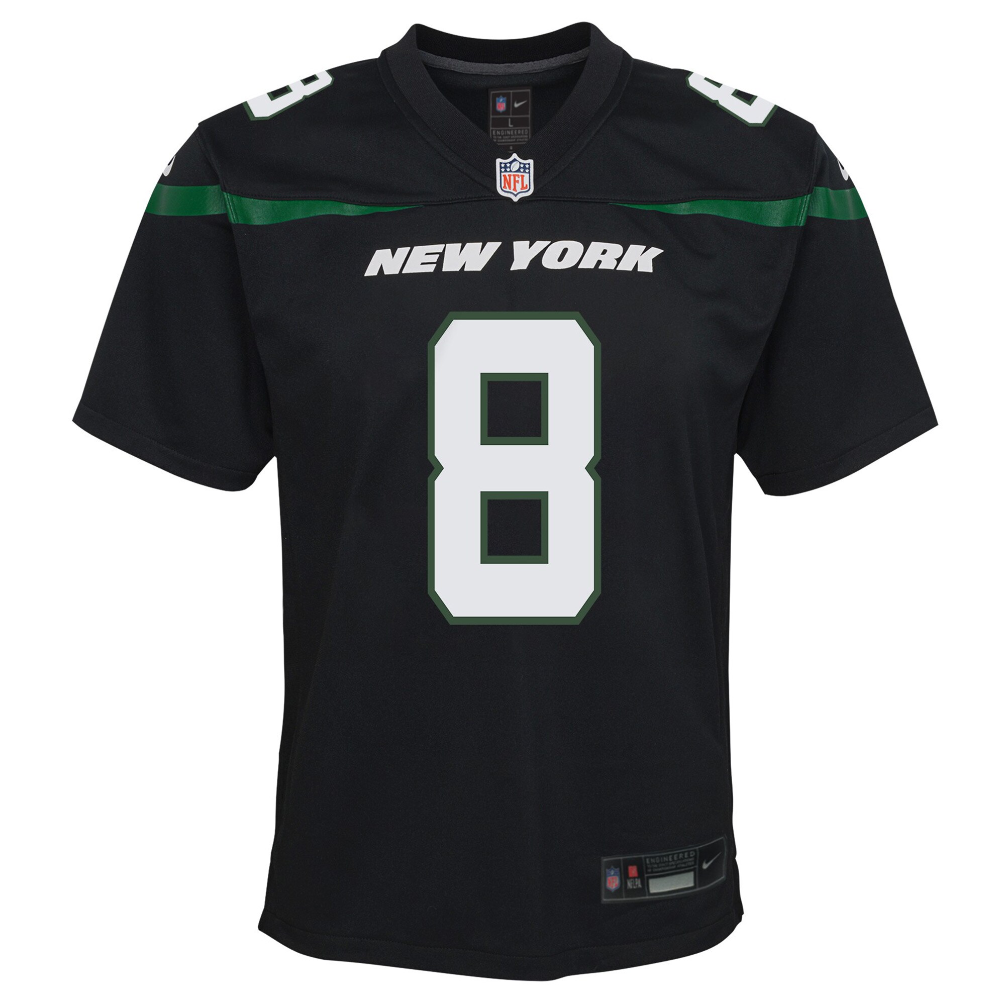 Youth New York Jets Aaron Rodgers Black Game Jersey JS4949 nicesnker - Image 3
