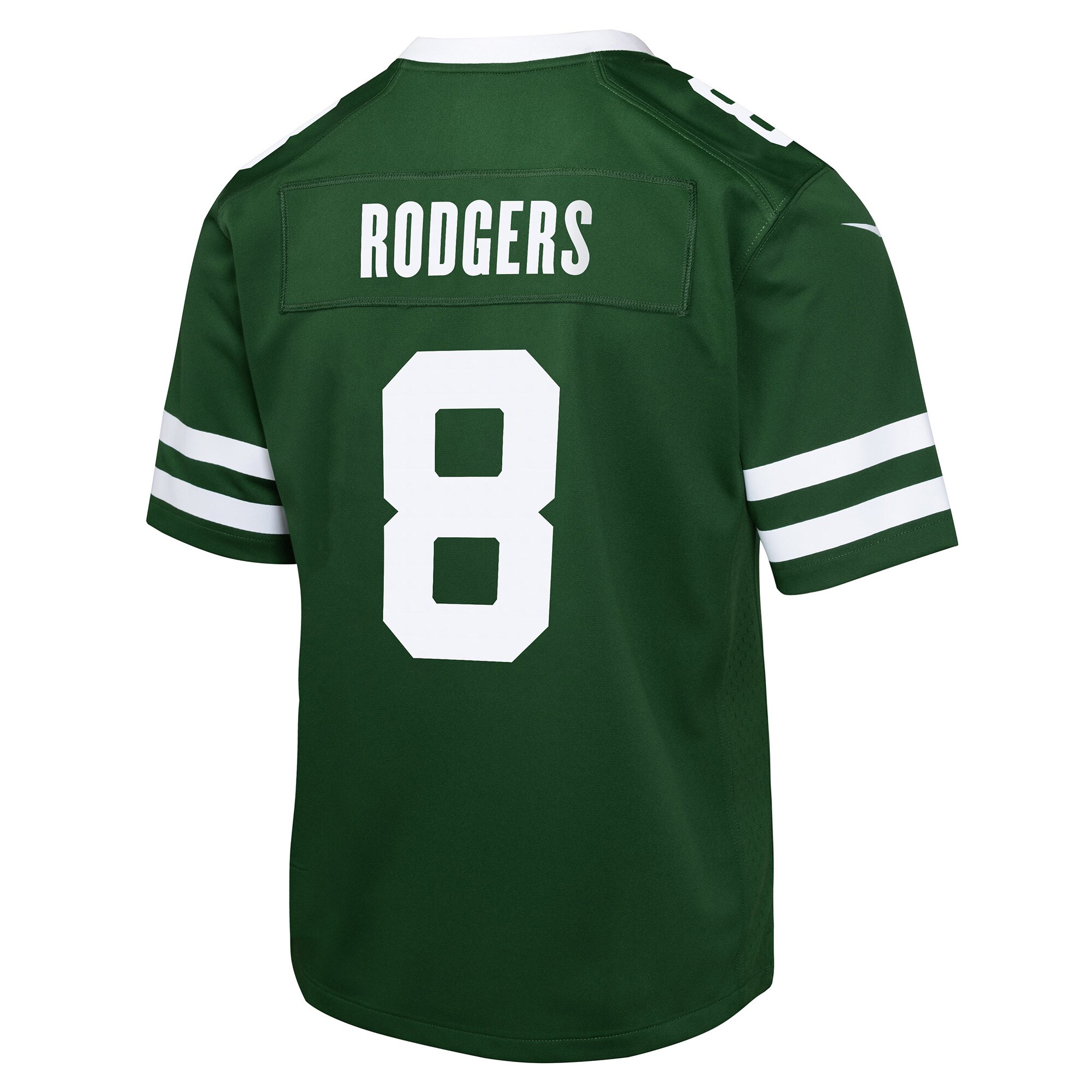 Youth New York Jets Aaron Rodgers Gotham Green Game Jersey JS2322 nicesnker - Image 3