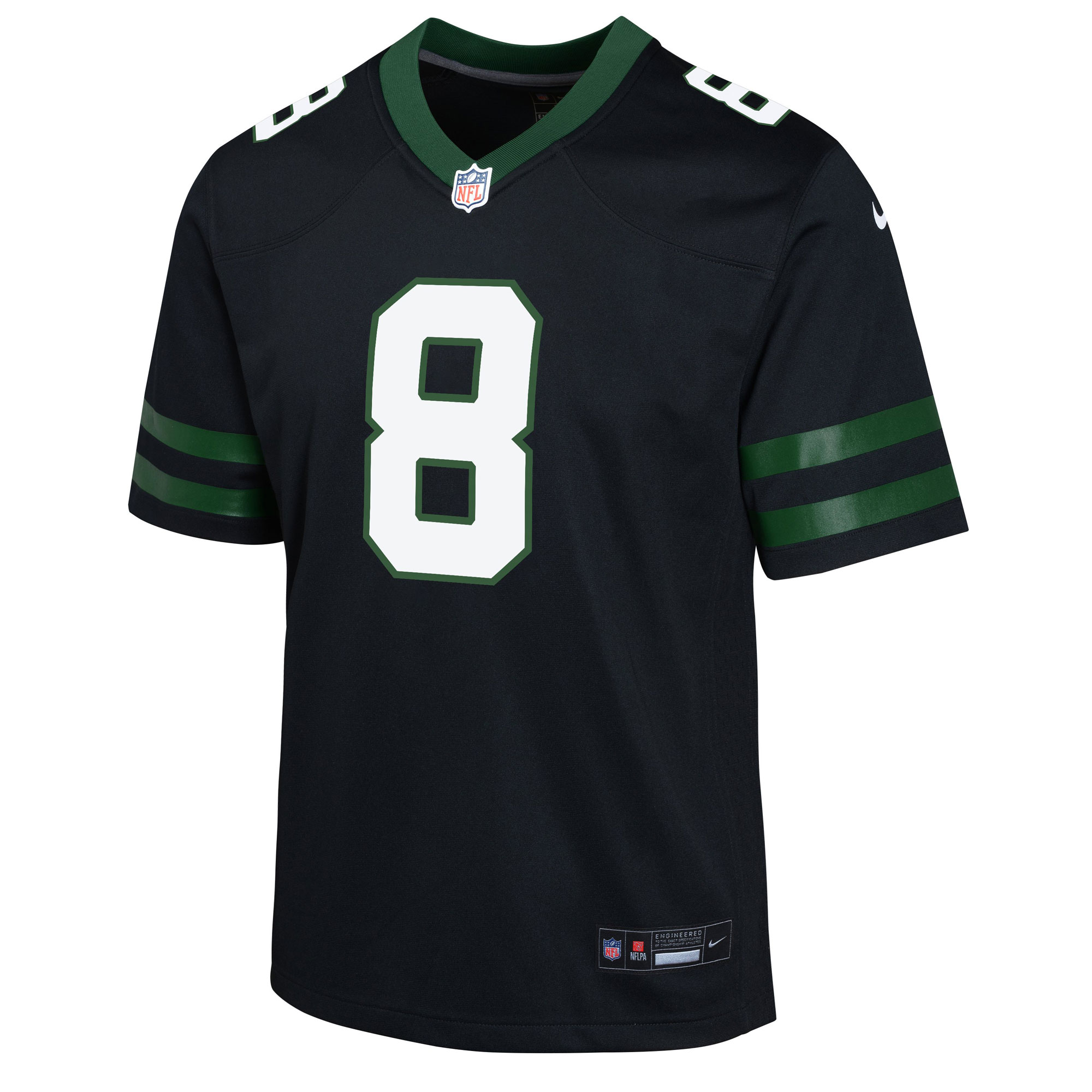 Youth New York Jets Aaron Rodgers Legacy Black Alternate Game Jersey JS7659 nicesnker - Image 2