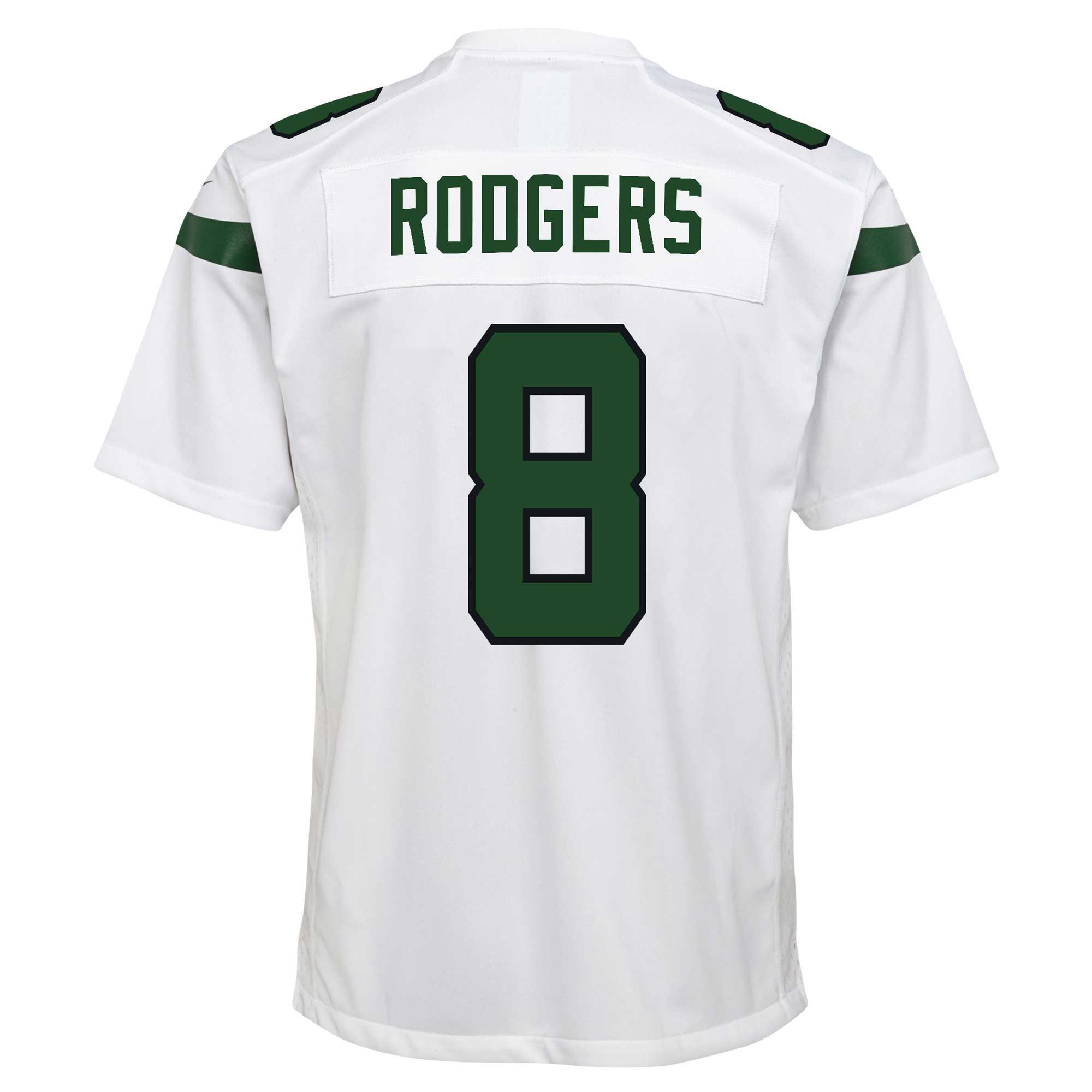 Youth New York Jets Aaron Rodgers White Game Jersey JS4462 nicesnker - Image 3