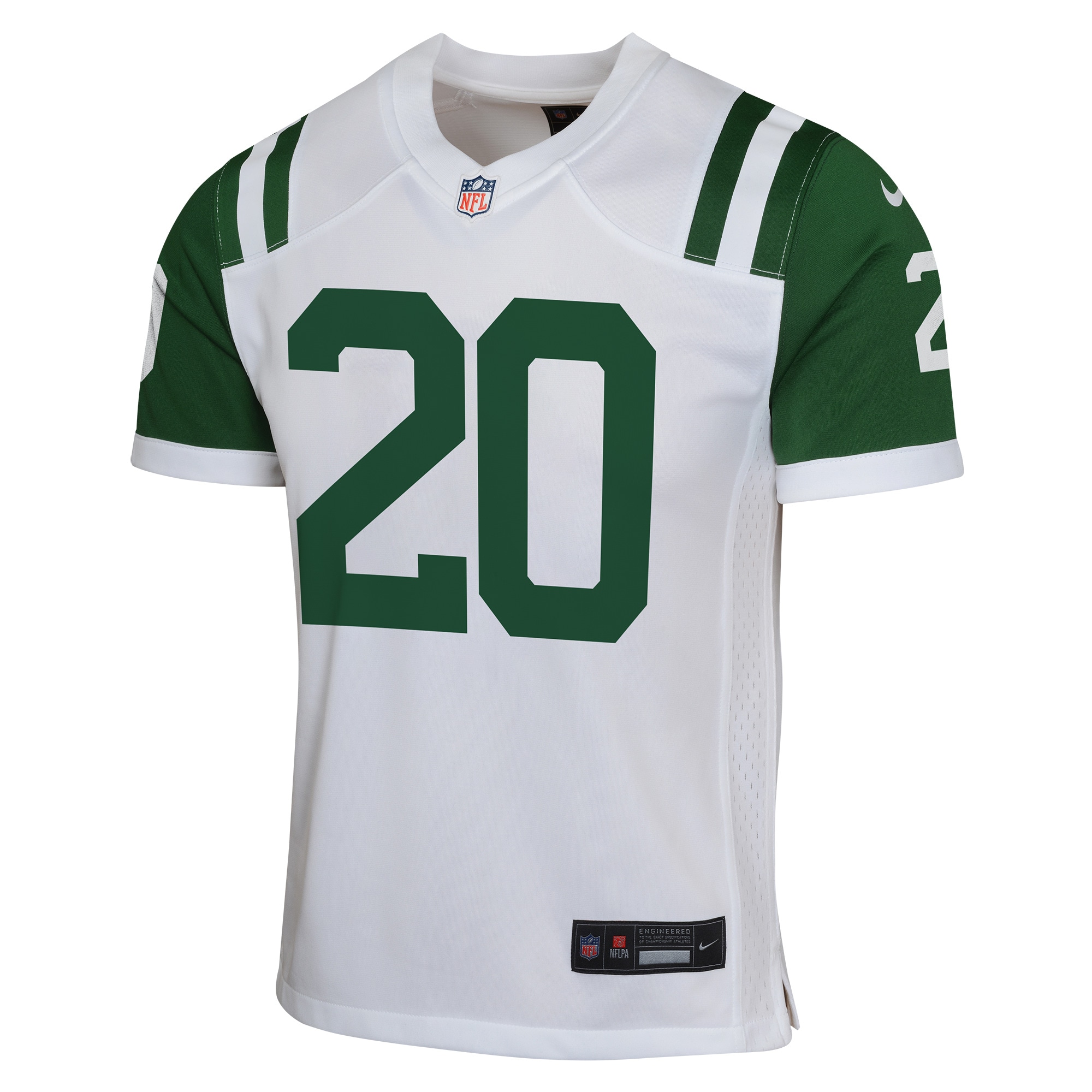 Youth New York Jets Breece Hall White Classic Alternate Game Jersey JS2784 nicesnker - Image 2
