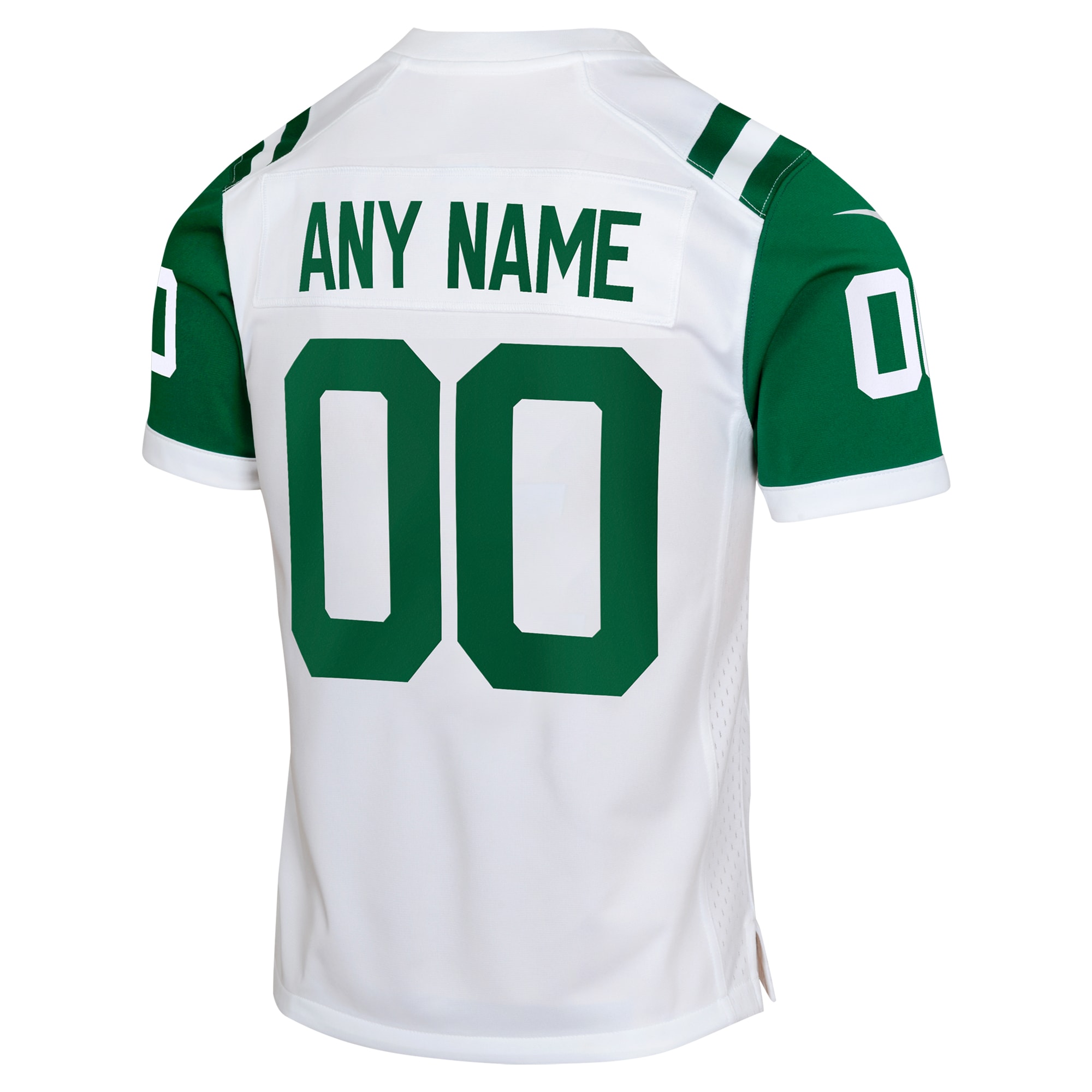 Youth New York Jets White Classic Alternate Custom Jersey JS1385 nicesnker - Image 3