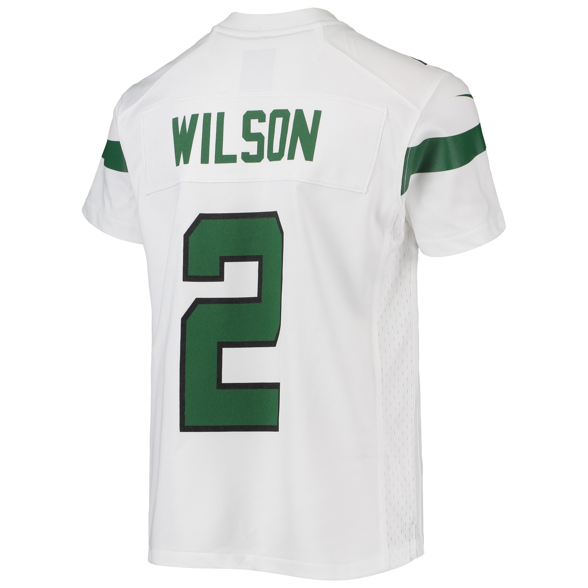 Youth New York Jets Zach Wilson White Game Jersey JS6019 nicesnker - Image 3
