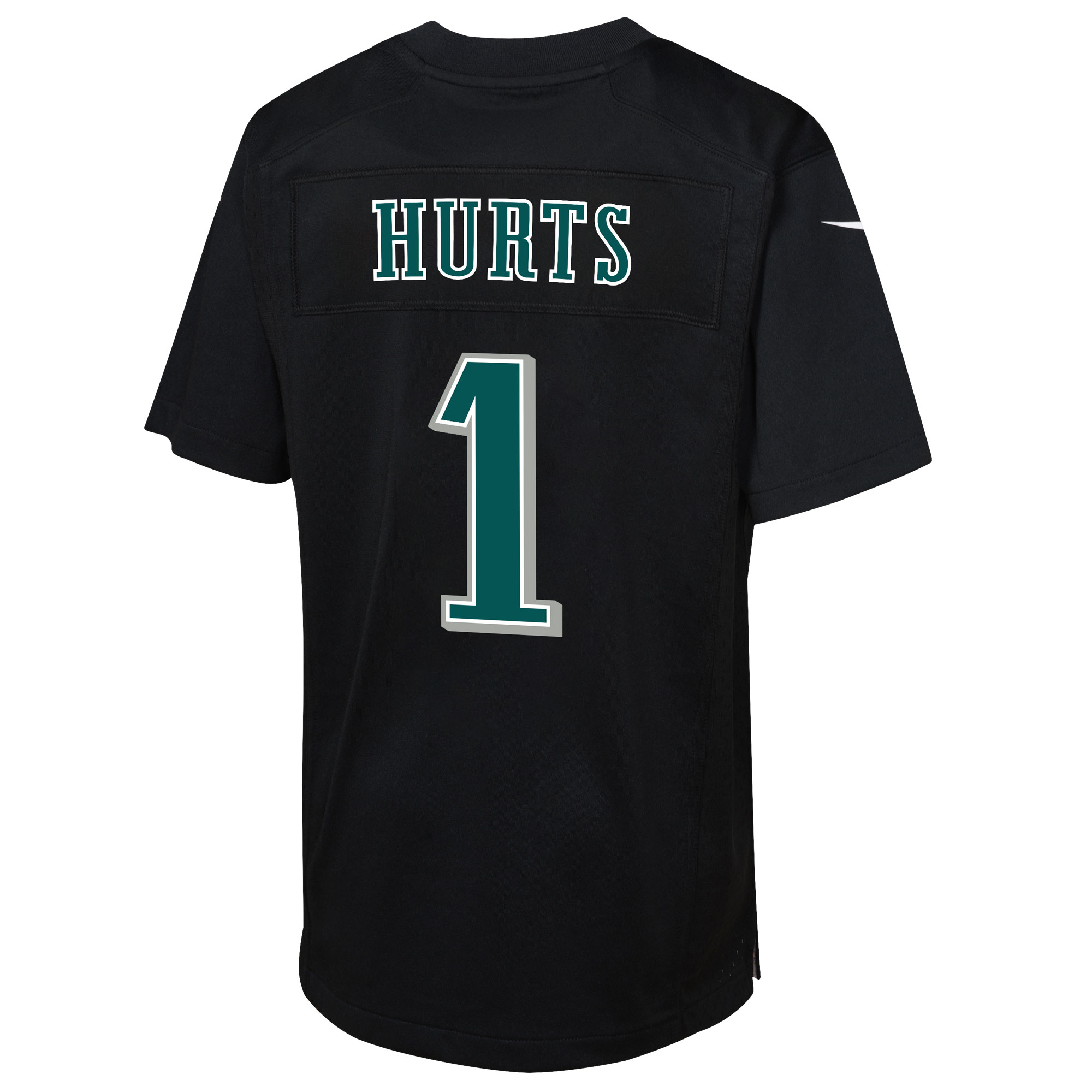 Youth Philadelphia Eagles Jalen Hurts Carbon Black Super Bowl LIX Patch Fashion Game Player Jersey JS8361 nicesnker - Image 3