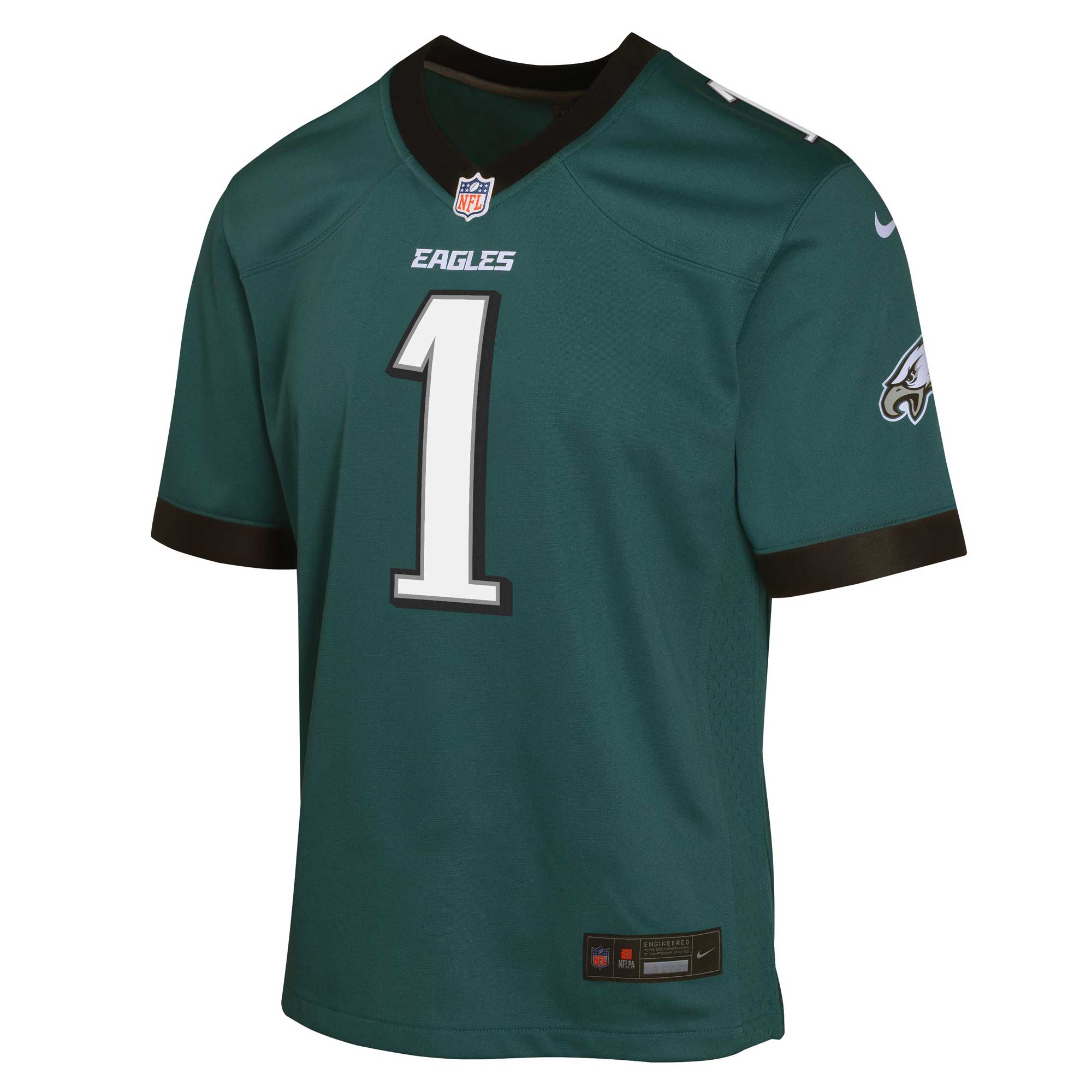 Youth Philadelphia Eagles Jalen Hurts Midnight Green Game Jersey JS8184 nicesnker - Image 2