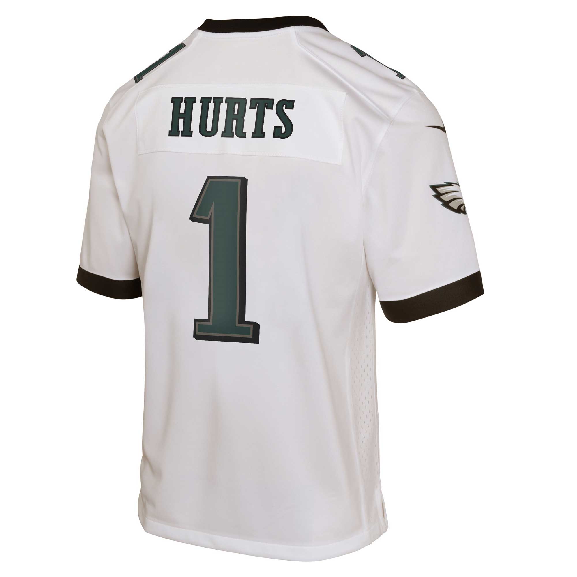 Youth Philadelphia Eagles Jalen Hurts White Game Jersey JS5853 nicesnker - Image 3