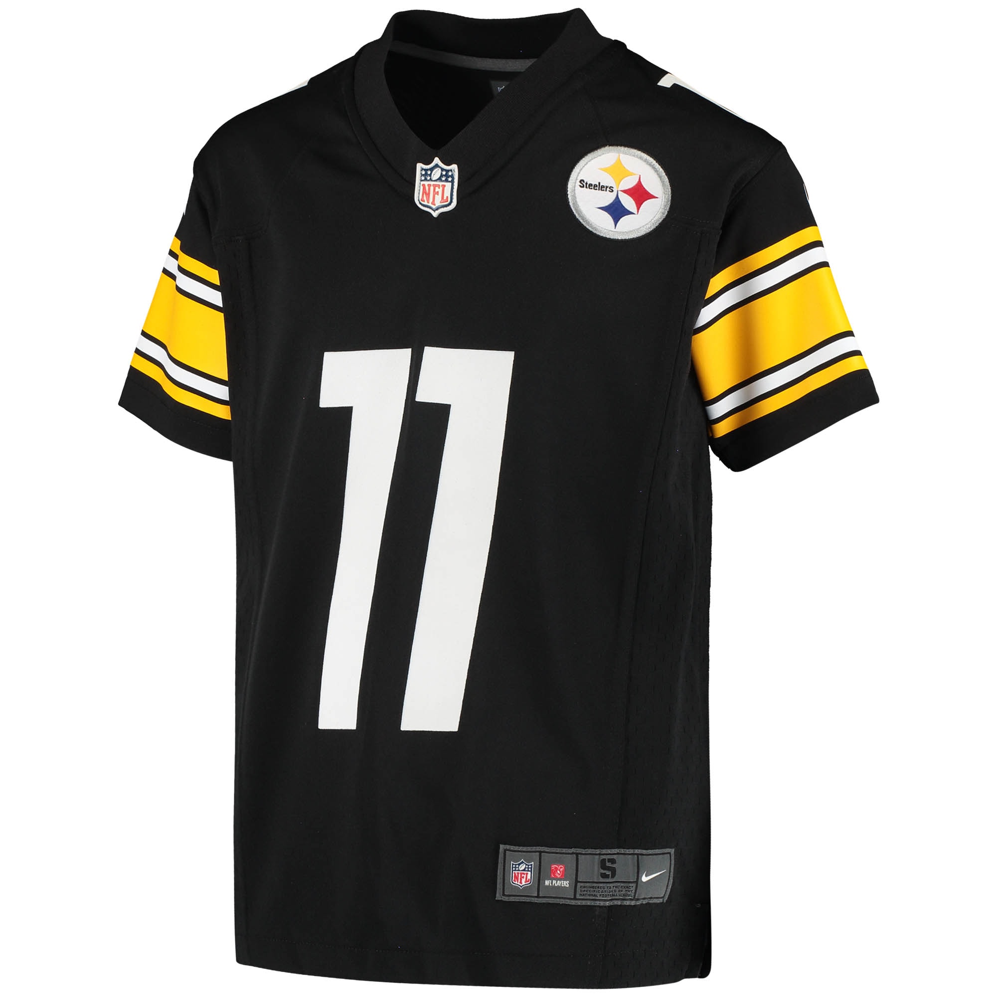 Youth Pittsburgh Steelers Chase Claypool Black Game Jersey JS5225 nicesnker - Image 2