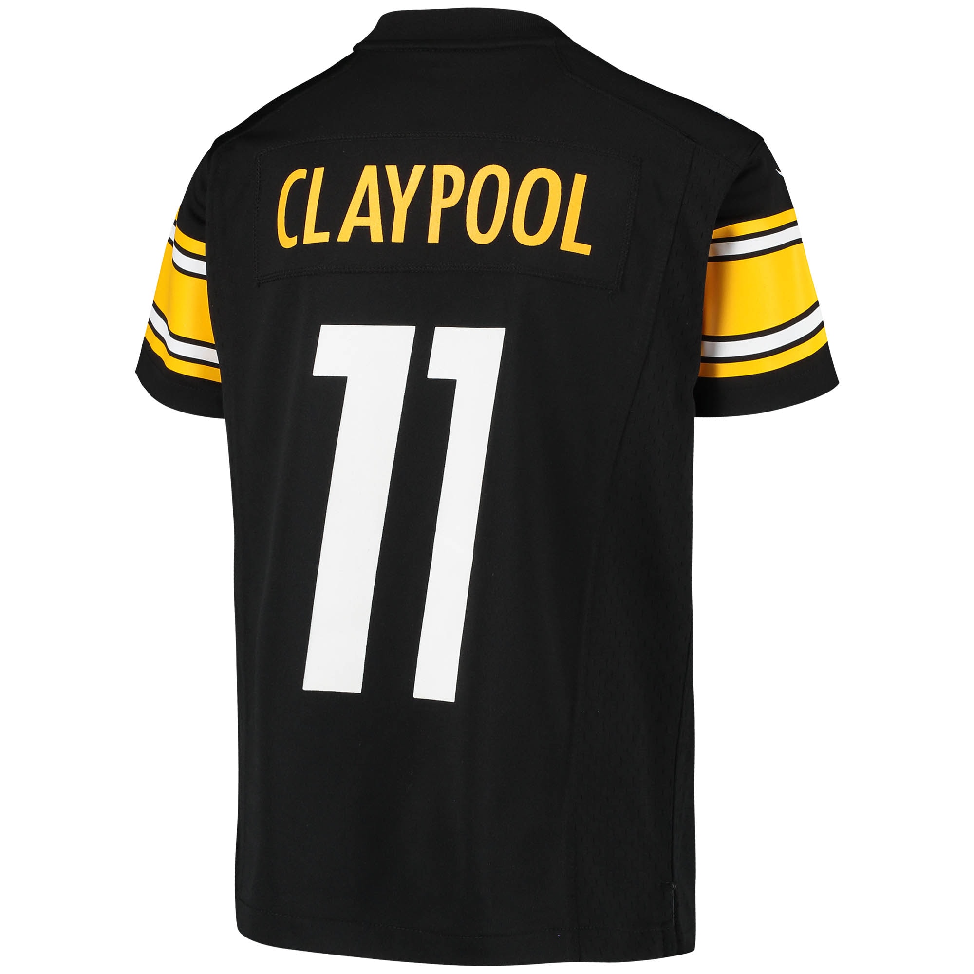 Youth Pittsburgh Steelers Chase Claypool Black Game Jersey JS5225 nicesnker - Image 3