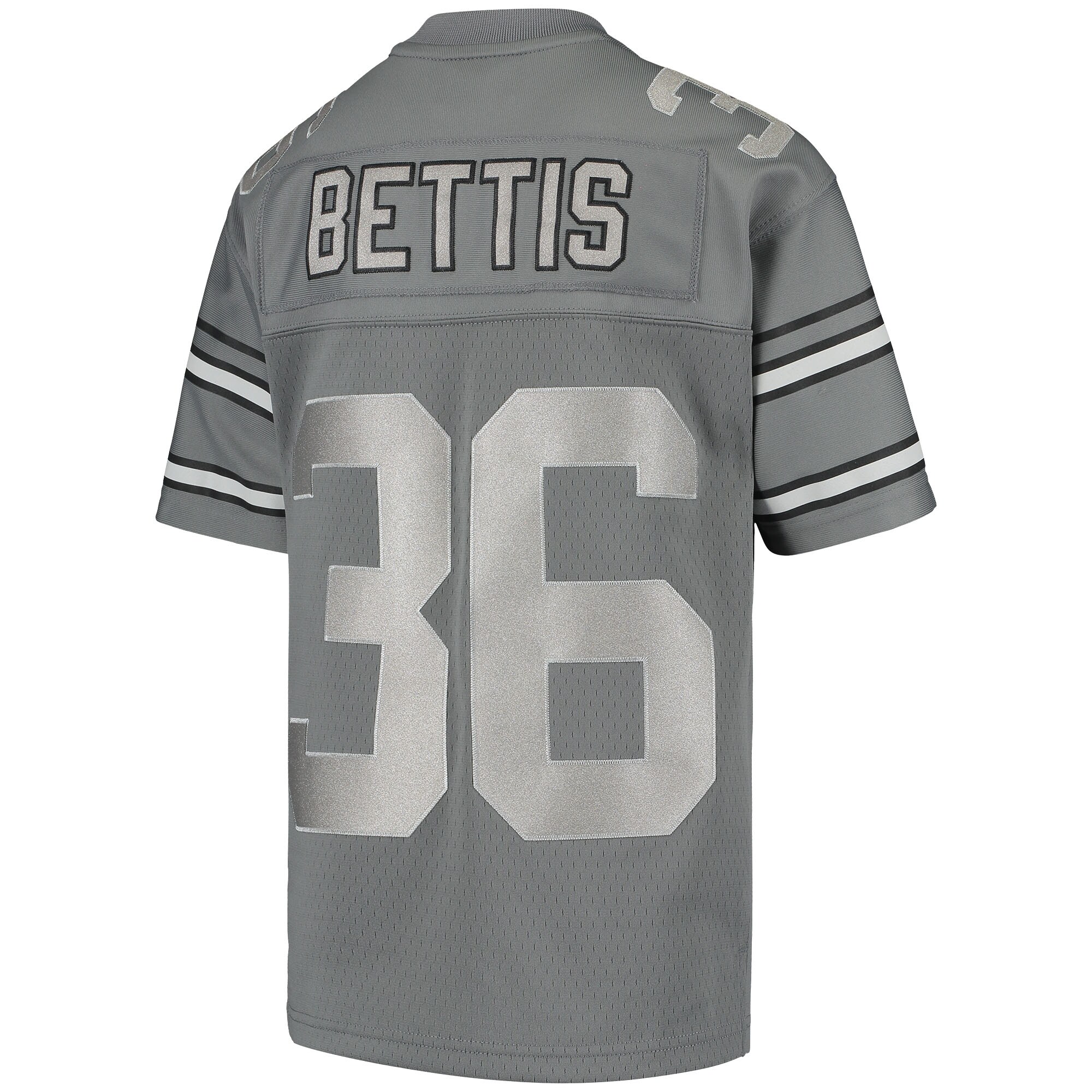 Youth Pittsburgh Steelers Jerome Bettis Mitchell & Ness Charcoal 1996 Retired Player Metal Jersey JS1969 nicesnker - Image 3