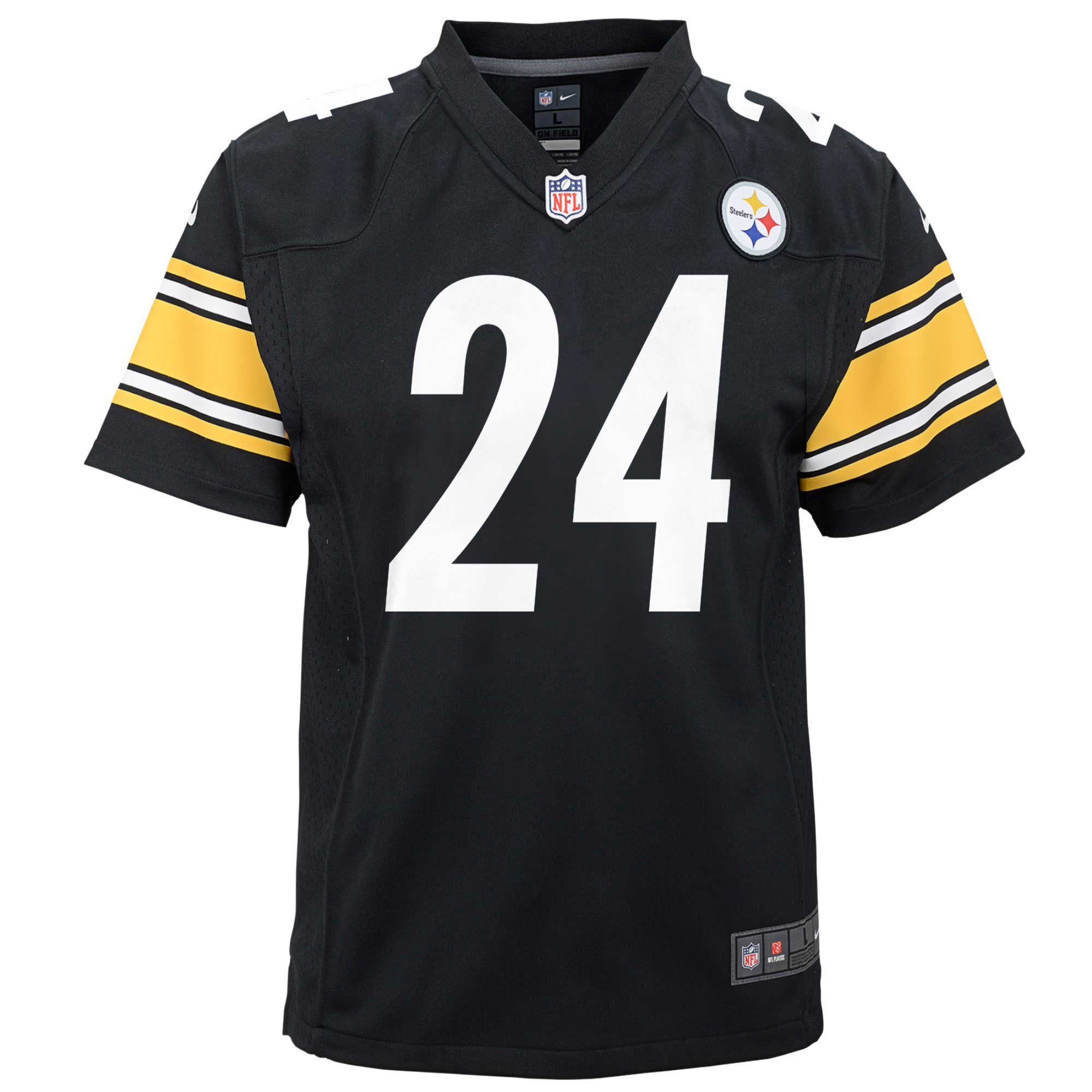 Youth Pittsburgh Steelers Joey Porter Jr. Black Game Jersey JS8935 nicesnker - Image 2