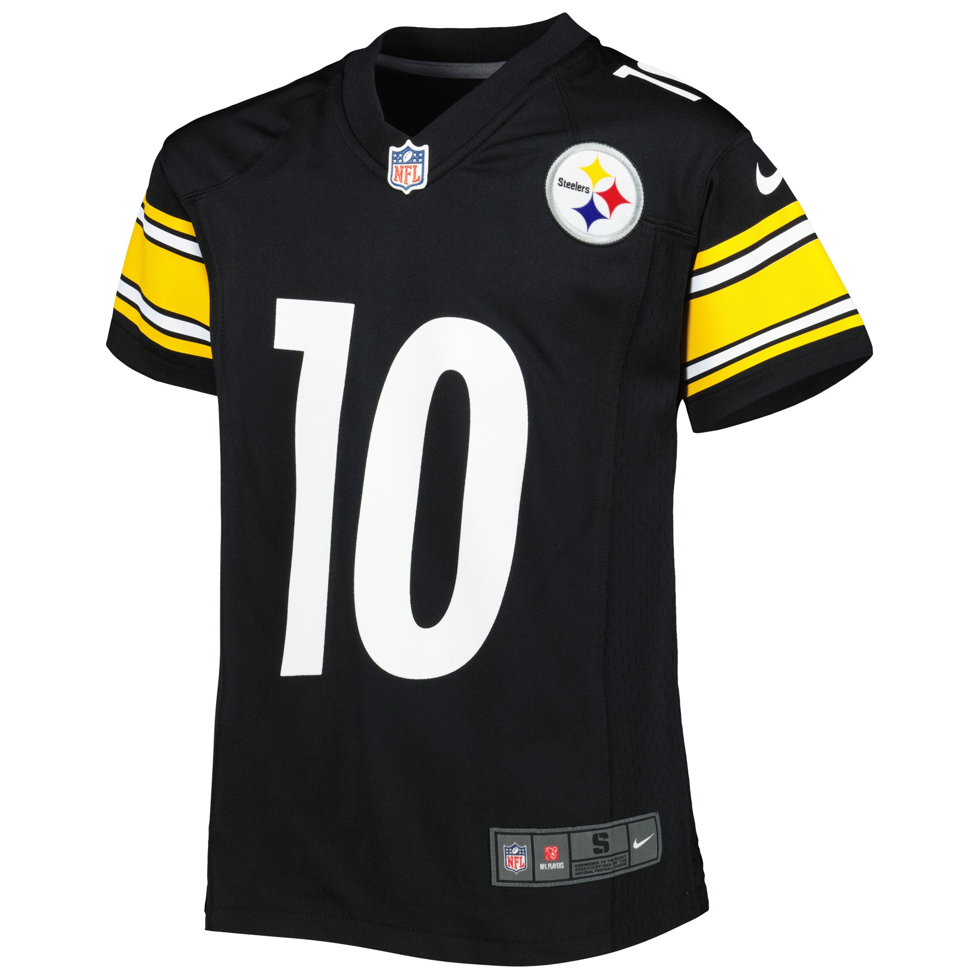 Youth Pittsburgh Steelers Mitchell Trubisky Black Game Jersey JS2327 nicesnker - Image 2