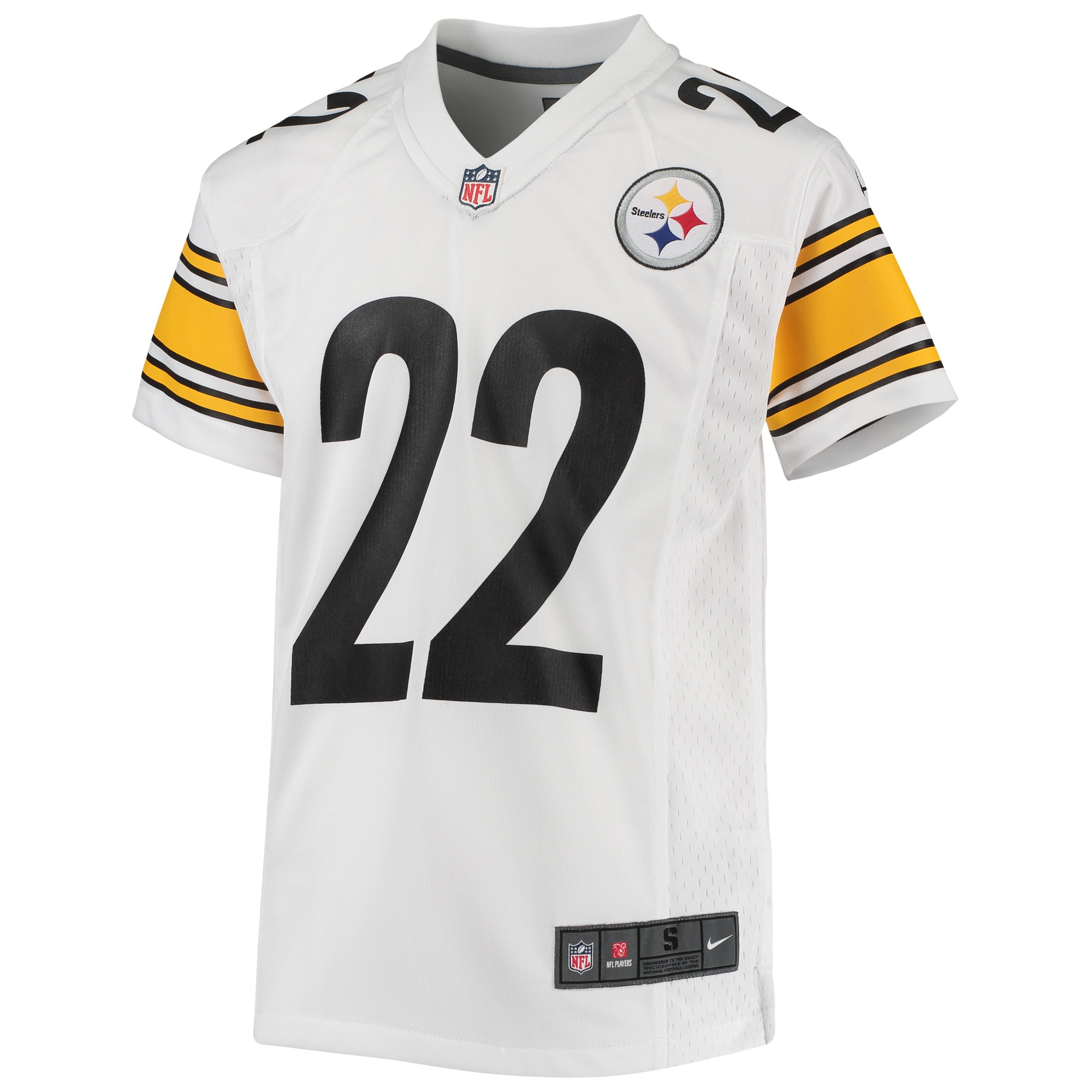 Youth Pittsburgh Steelers Najee Harris White Game Jersey JS8929 nicesnker - Image 2