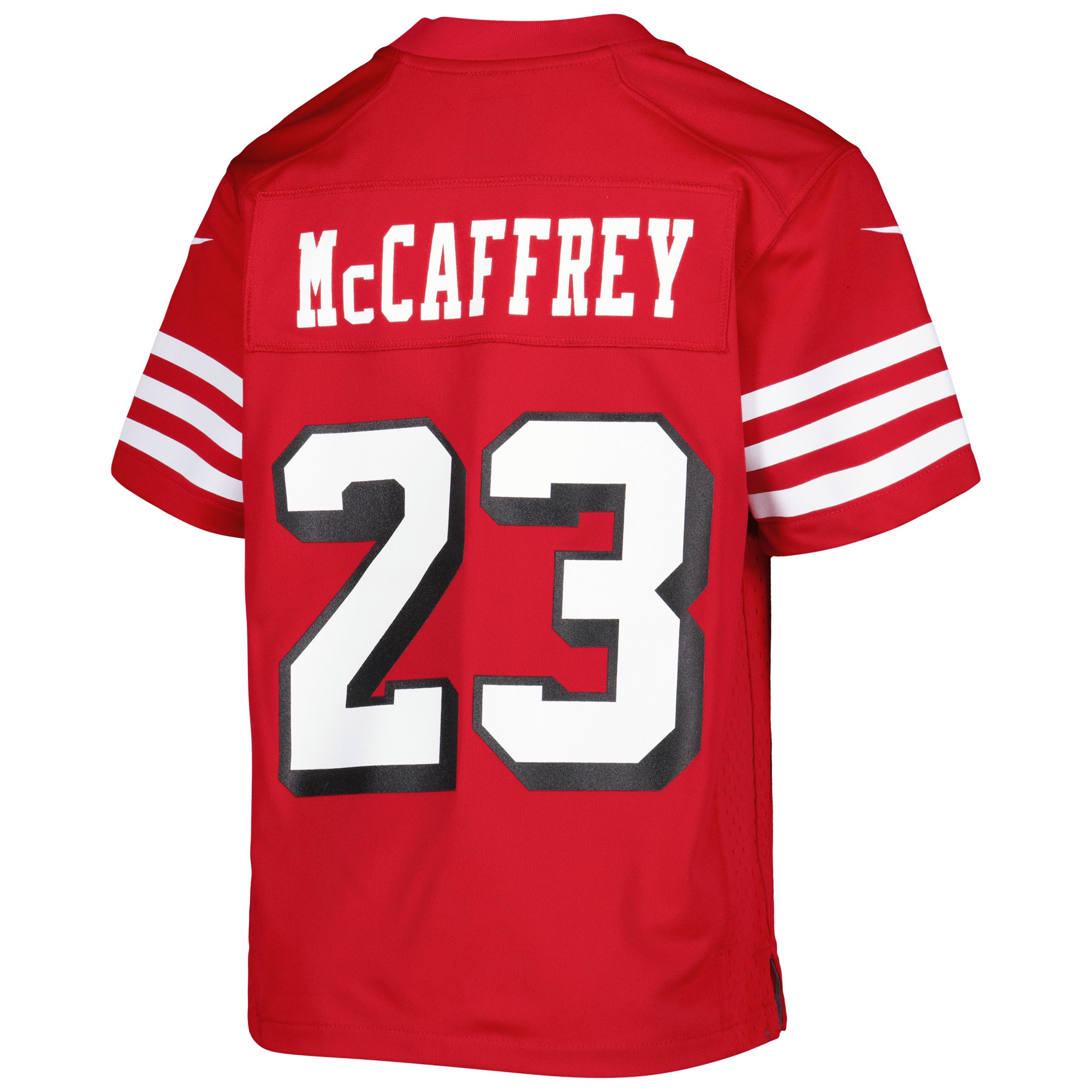 Youth San Francisco 49ers Christian McCaffrey Scarlet Game Jersey JS5812 nicesnker - Image 3