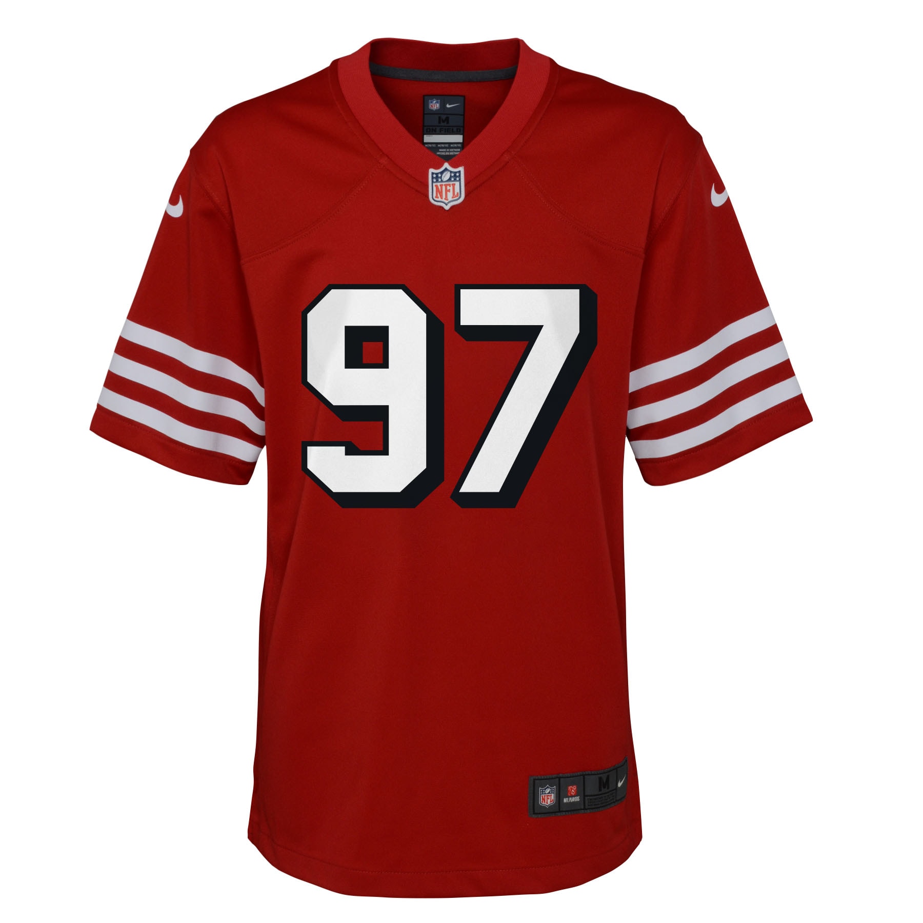 Youth San Francisco 49ers Nick Bosa Scarlet Game Jersey JS3460 nicesnker - Image 2