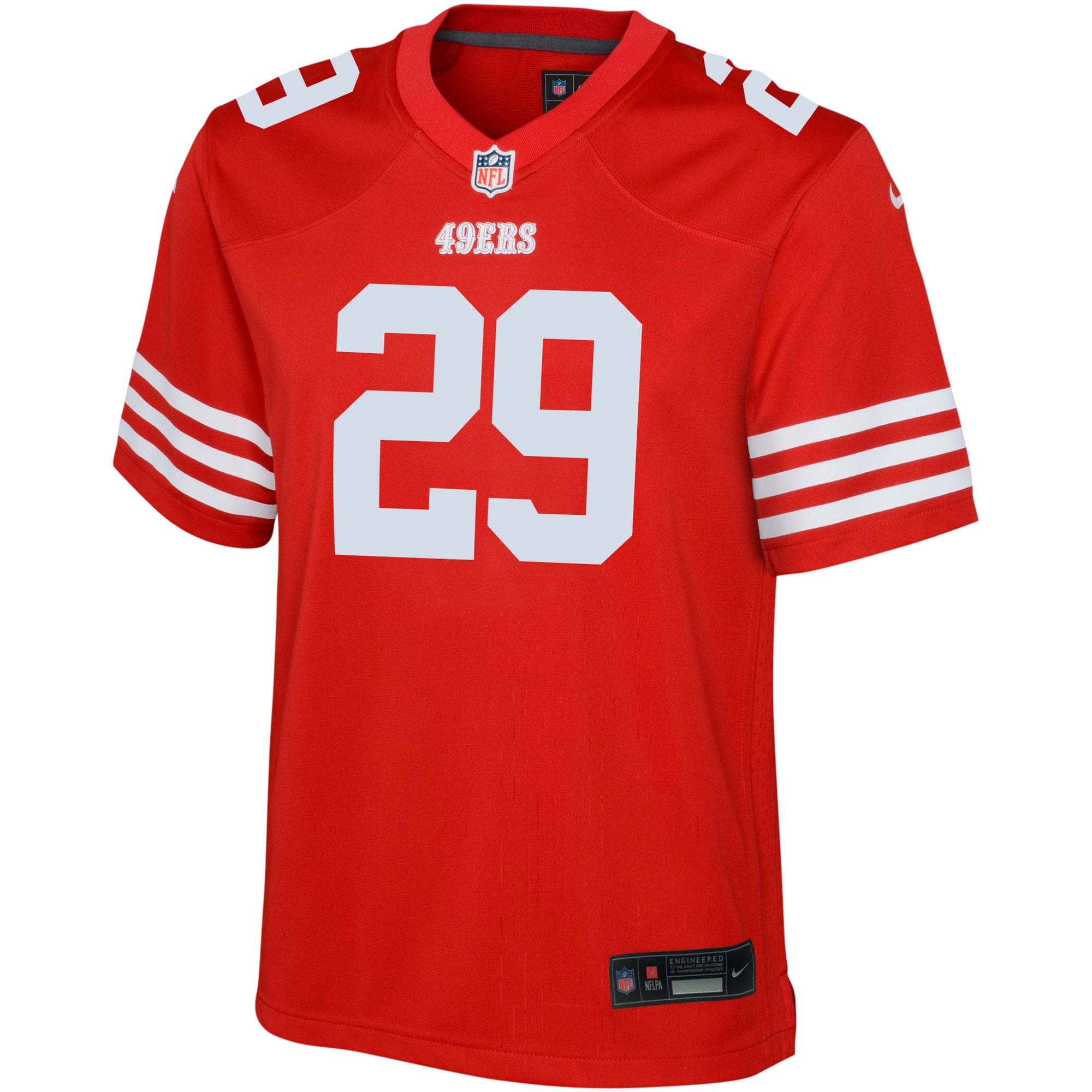 Youth San Francisco 49ers Talanoa Hufanga Scarlet Game Jersey JS5386 nicesnker - Image 2